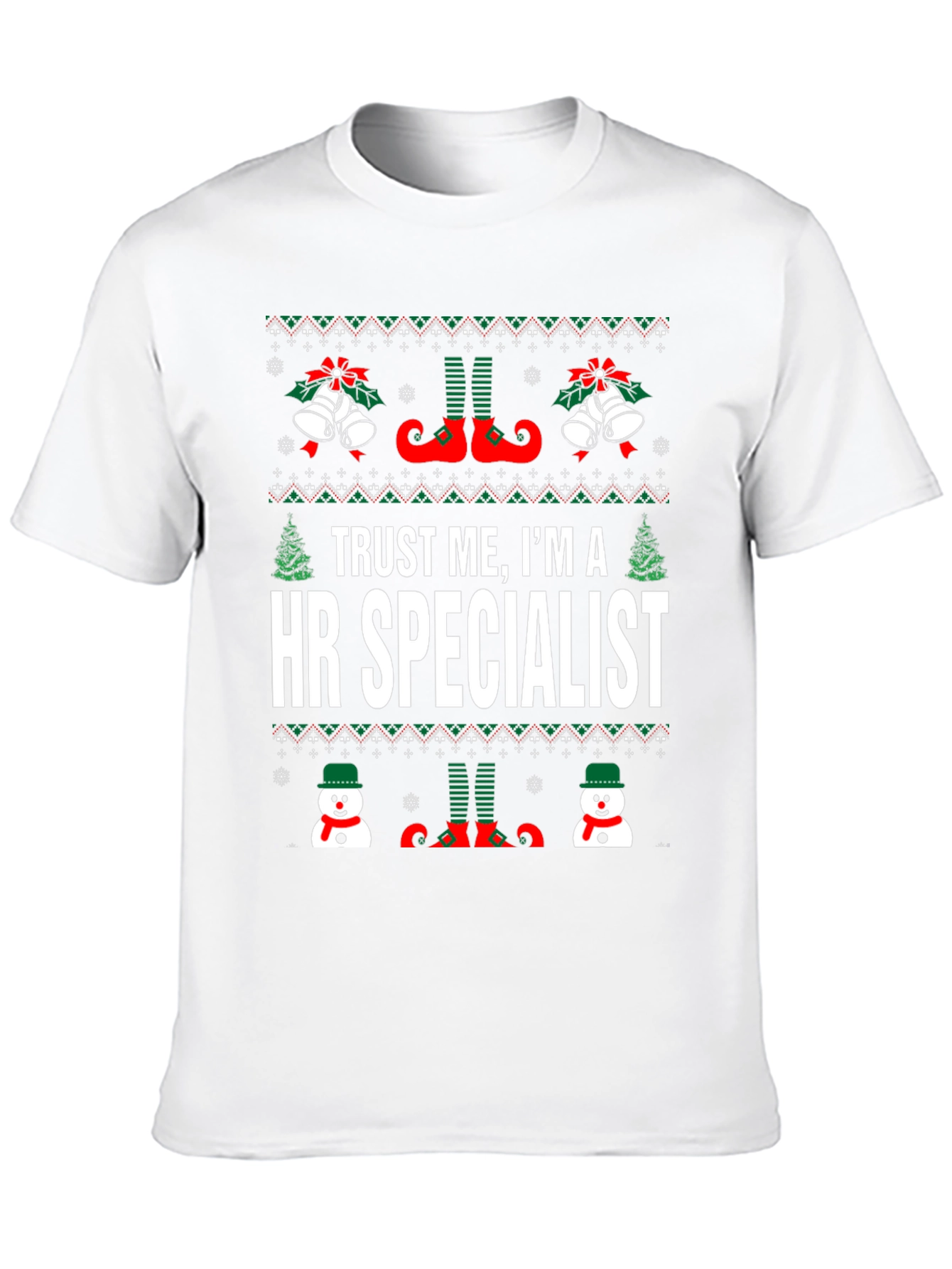 HR Specialist Ugly Christmas T-Shirt