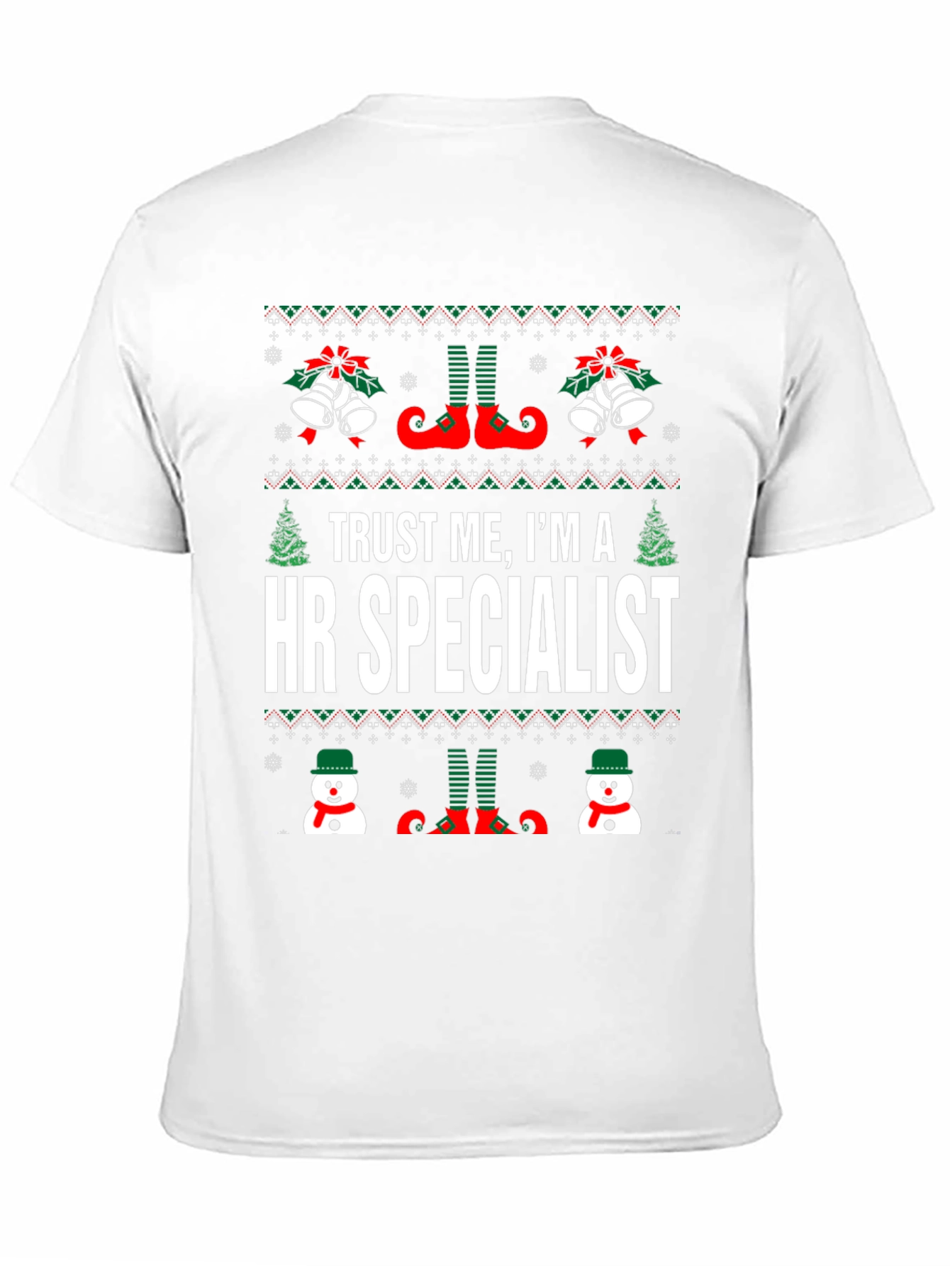 HR Specialist Ugly Christmas T-Shirt