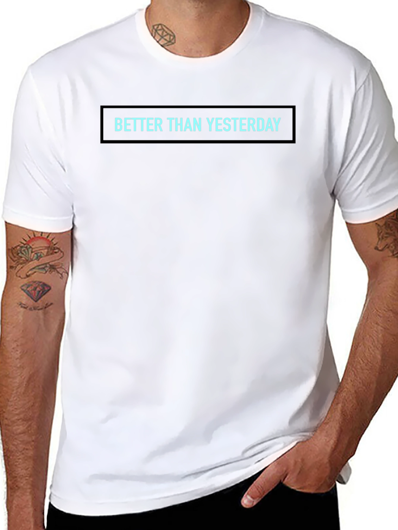 Better Than Yesterday Graphic Tee - Black