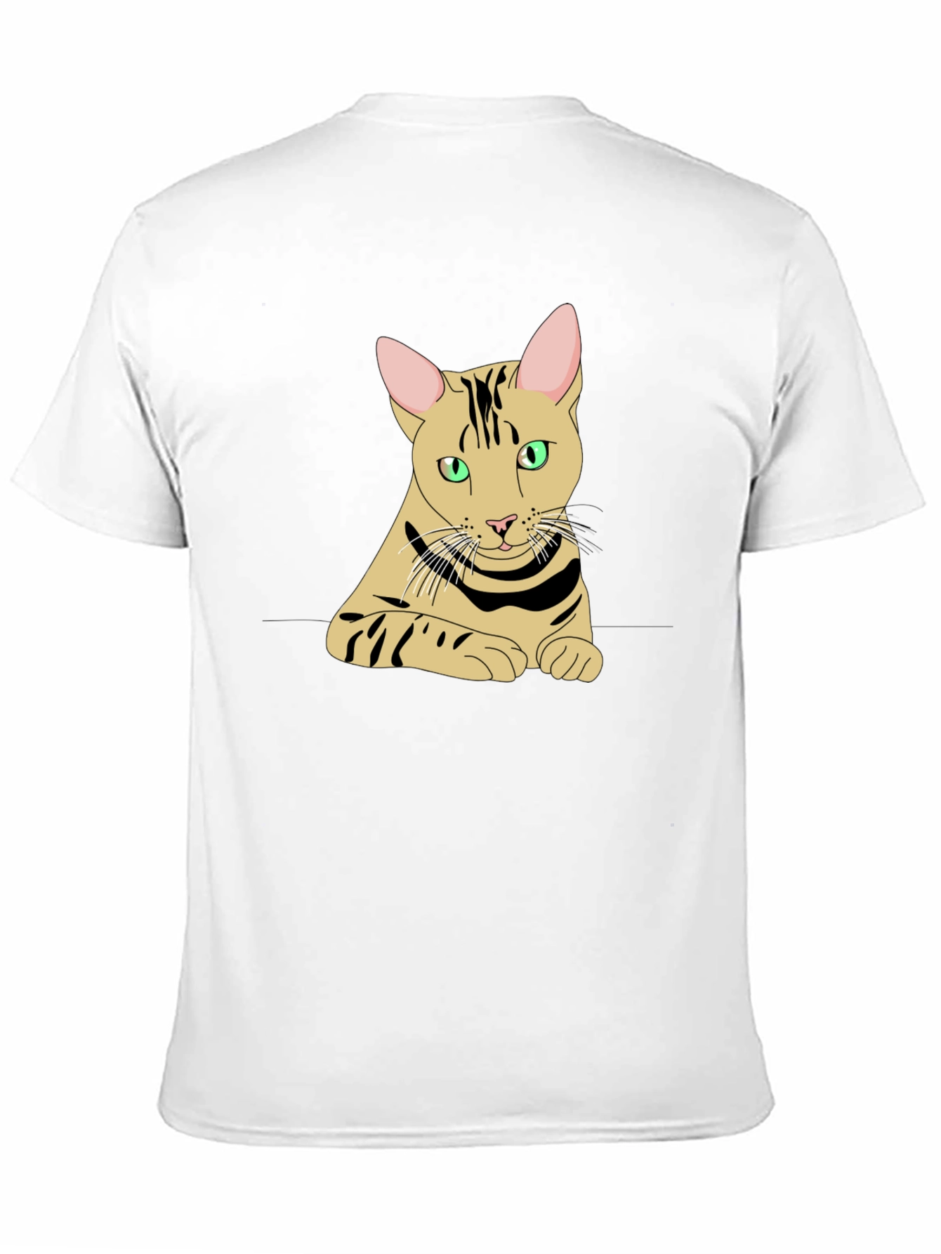 Cool Cat Graphic T-Shirt - Black Cotton Tee