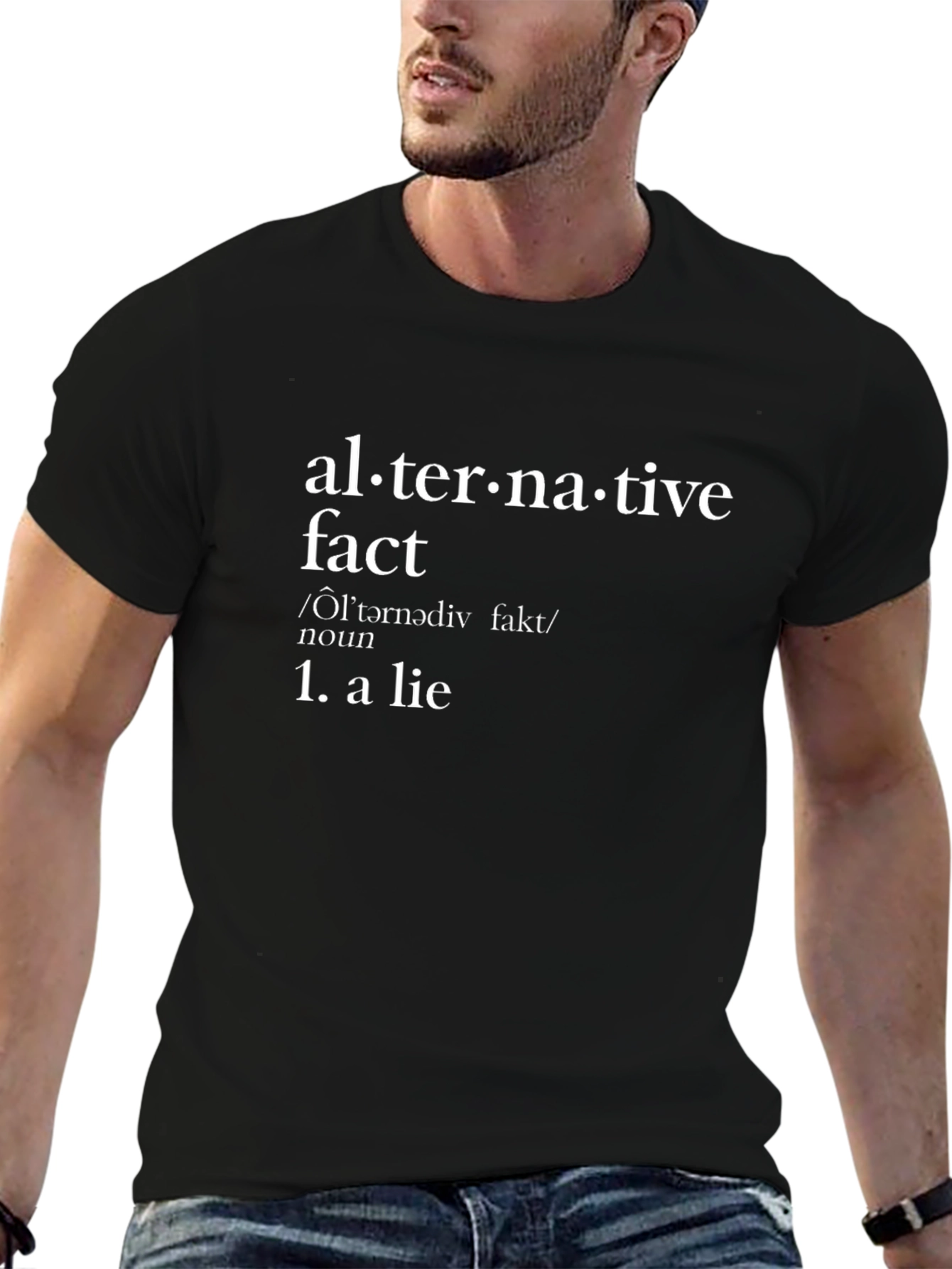 Alternative Fact Definition Black T-Shirt