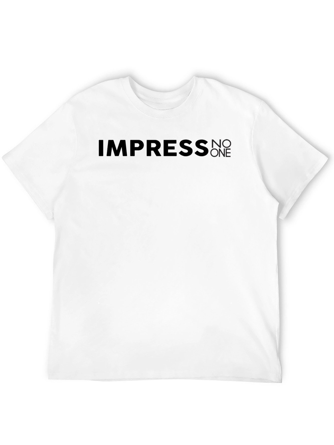 Impress No One Black T-Shirt