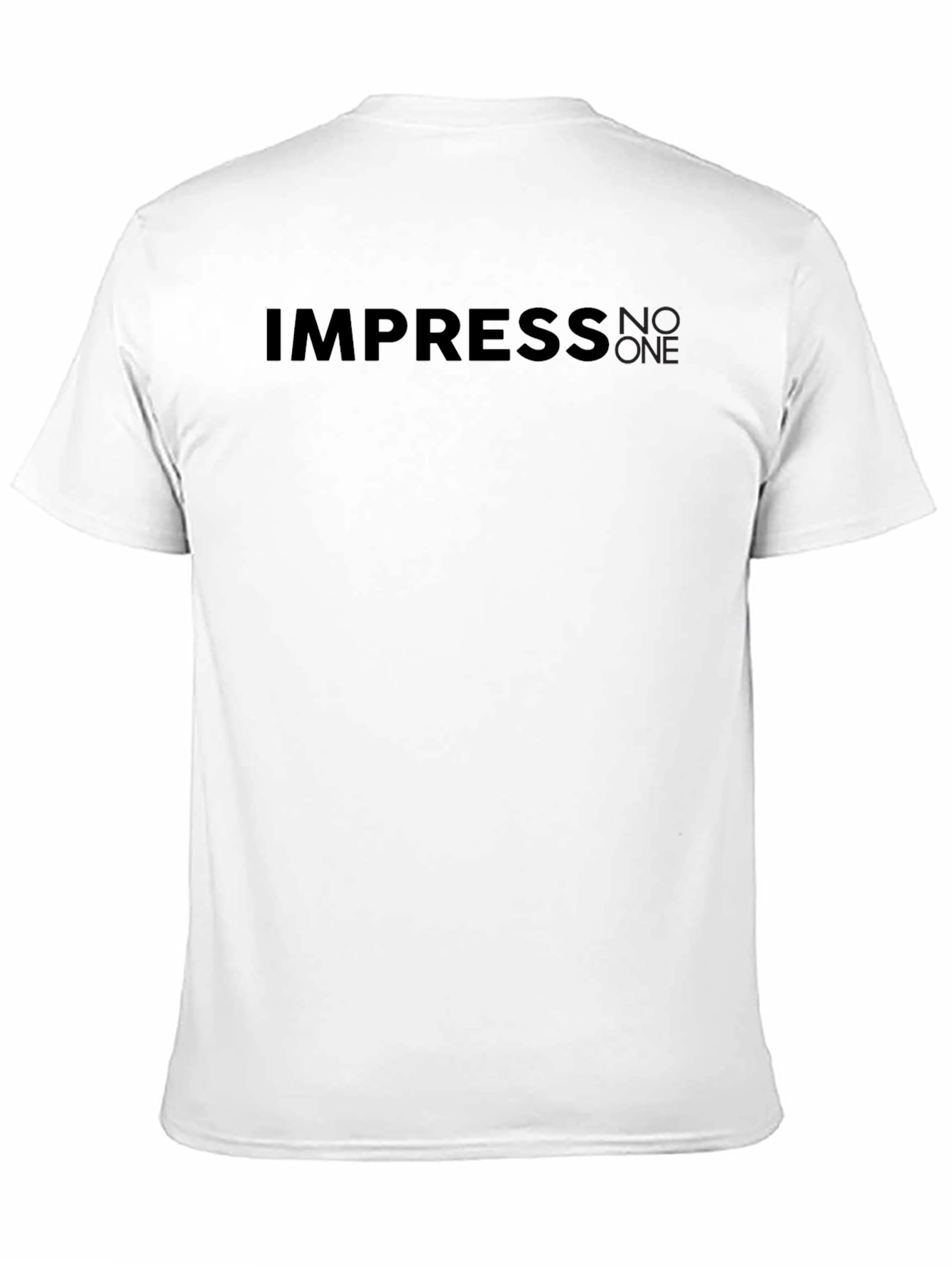 Impress No One Black T-Shirt