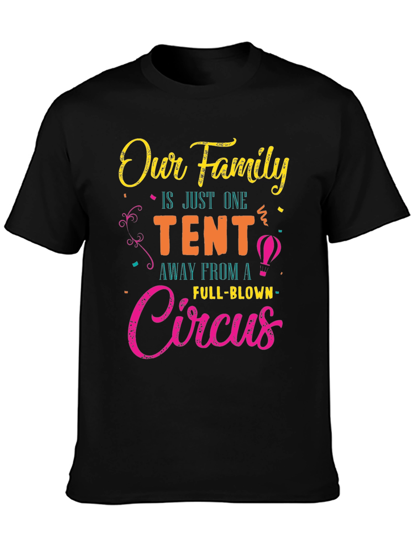Our Family Circus Graphic T-Shirt