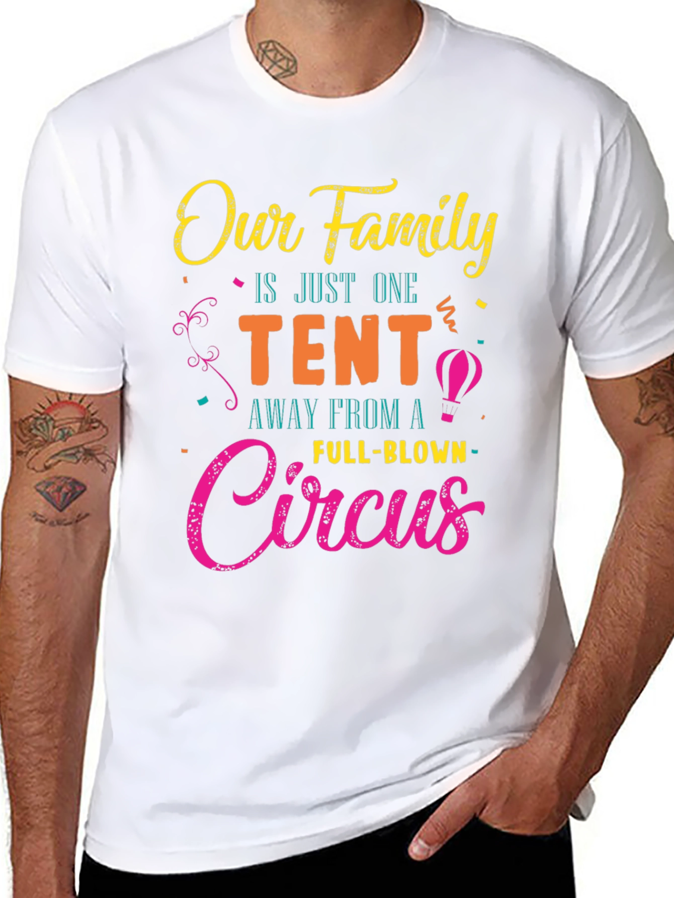 Our Family Circus Graphic T-Shirt