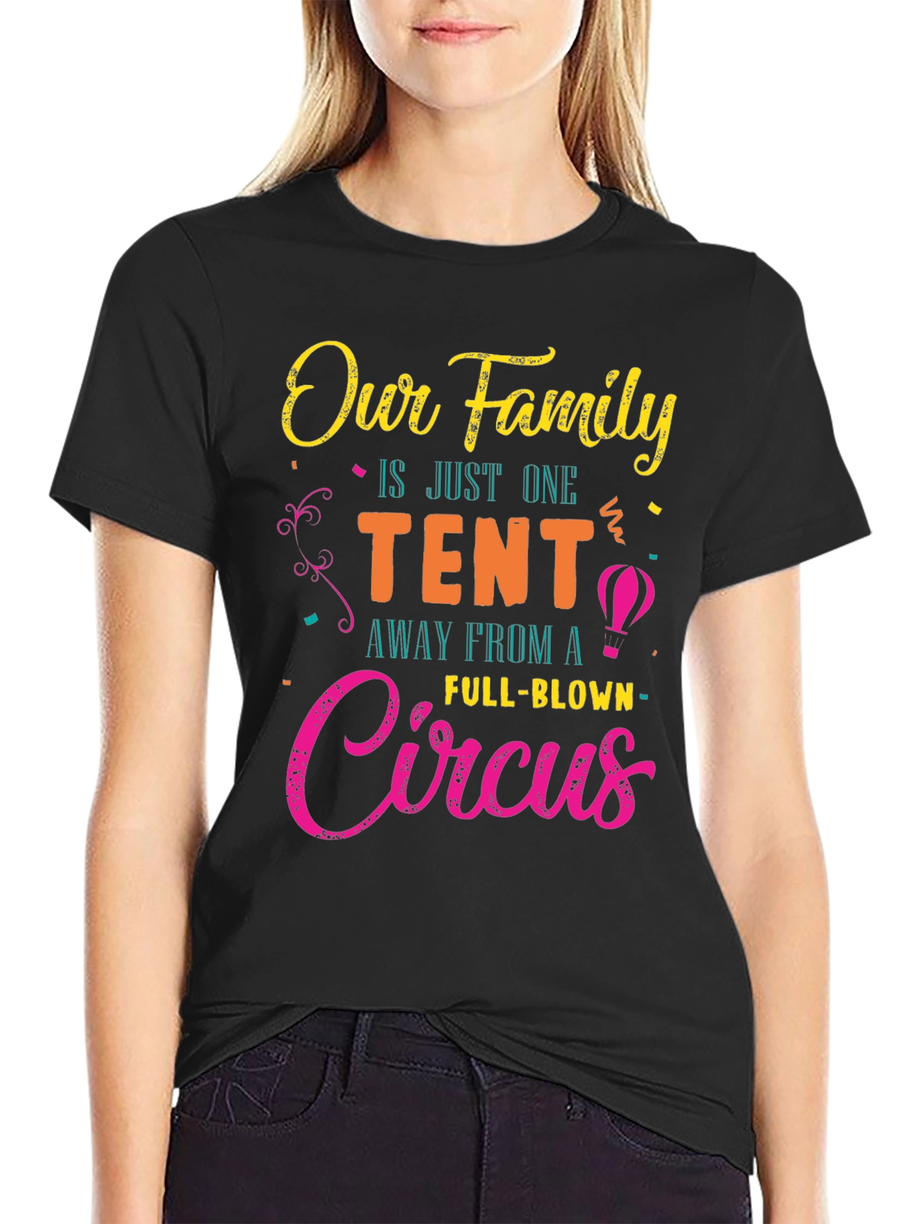 Our Family Circus Graphic T-Shirt