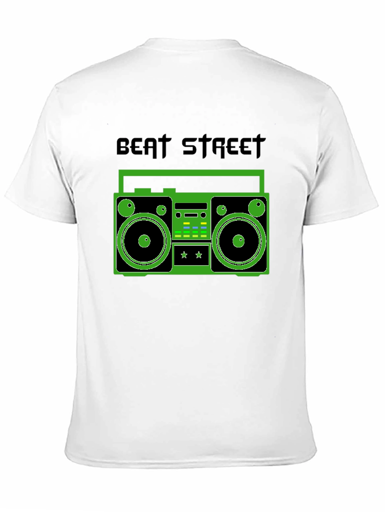 Beat Street Boombox Graphic Tee - Retro Style