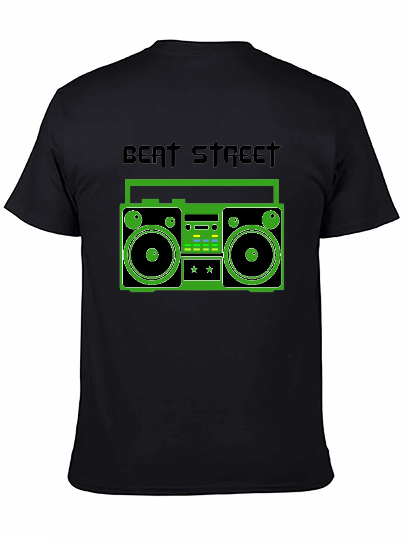 Beat Street Boombox Graphic Tee - Retro Style