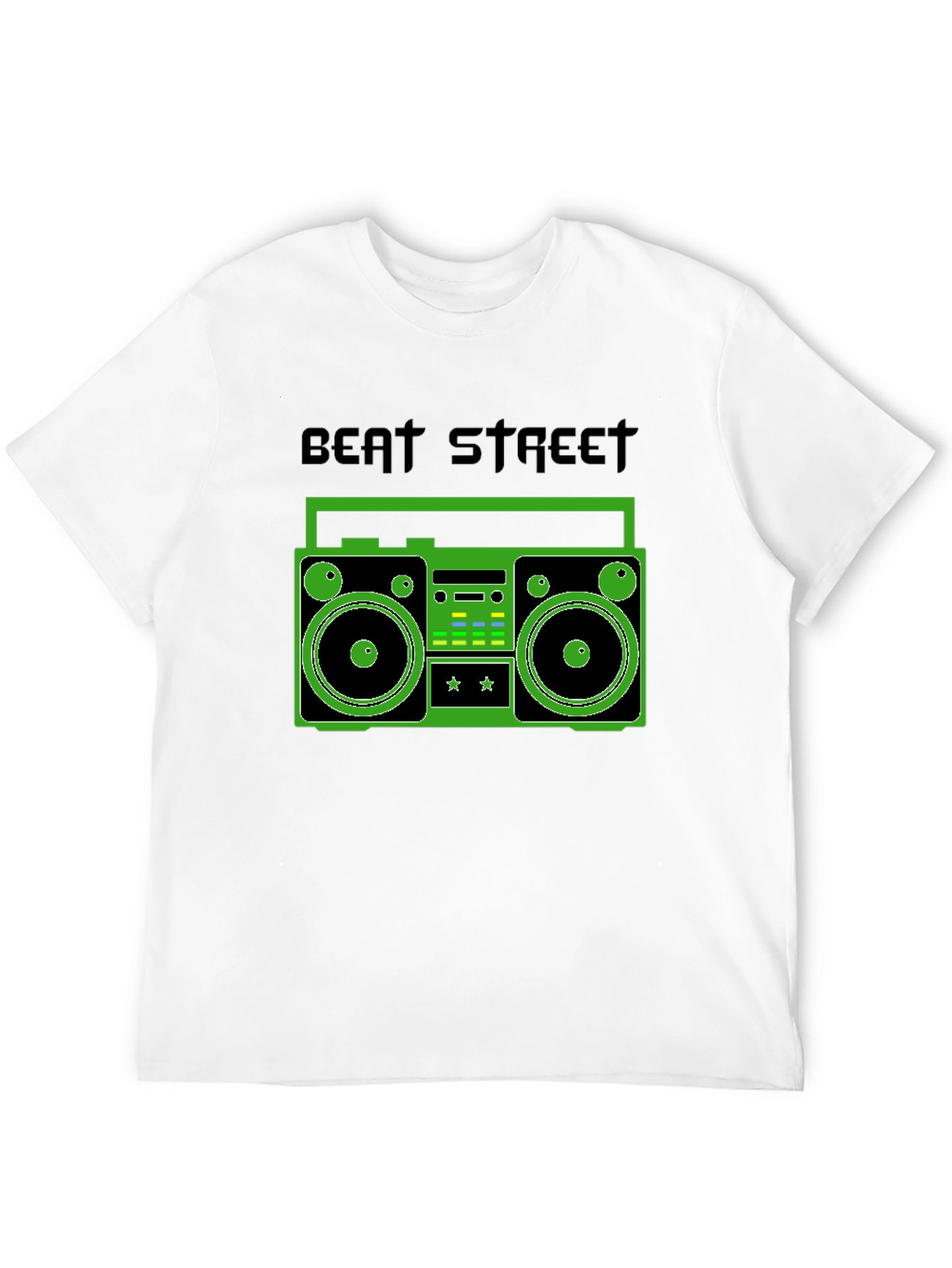 Beat Street Boombox Graphic Tee - Retro Style
