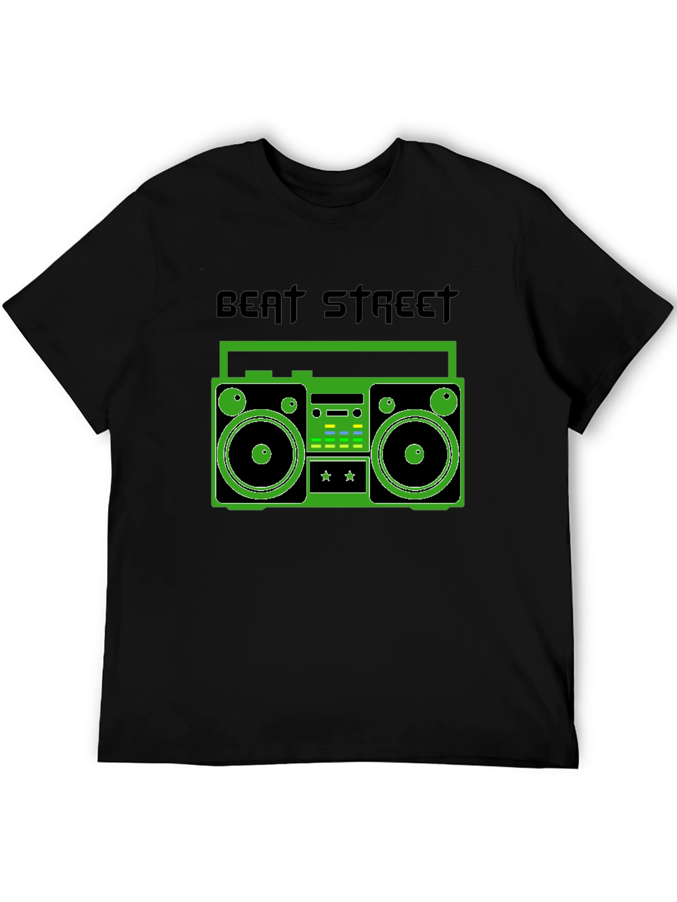 Beat Street Boombox Graphic Tee - Retro Style