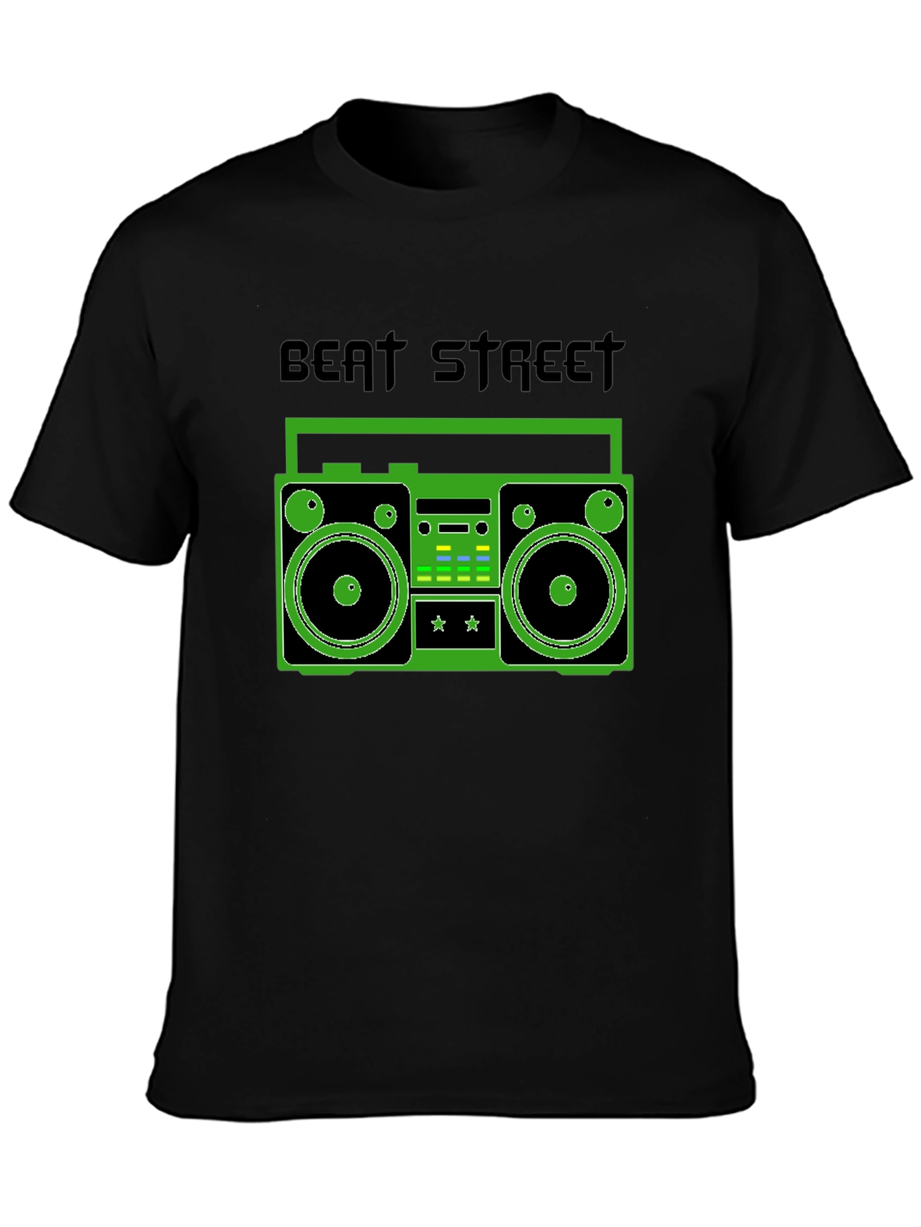 Beat Street Boombox Graphic Tee - Retro Style