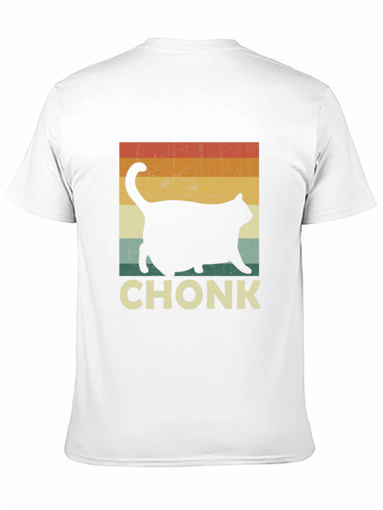 Chonk Cat Retro T-Shirt - Unisex Novelty Tee