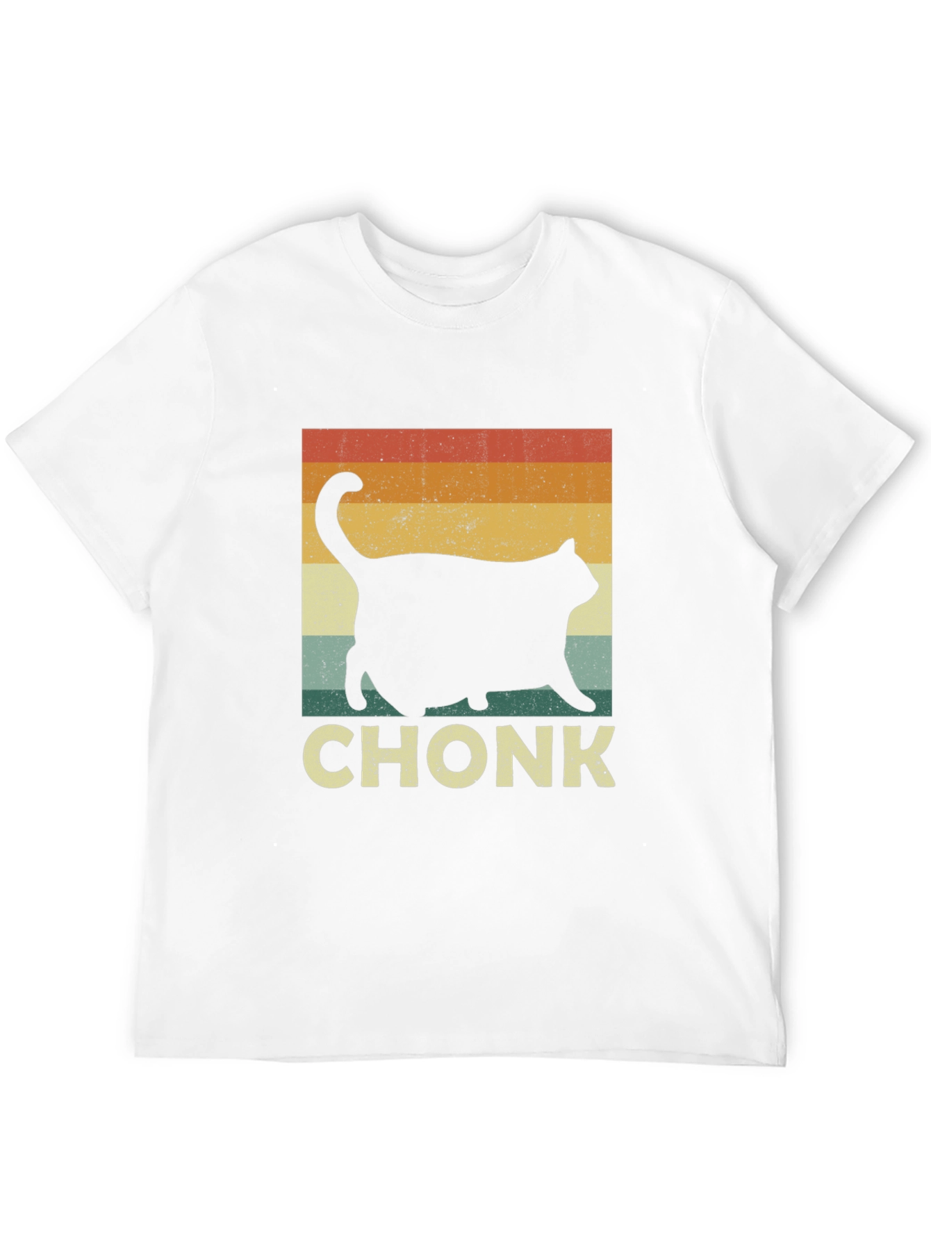 Chonk Cat Retro T-Shirt - Unisex Novelty Tee