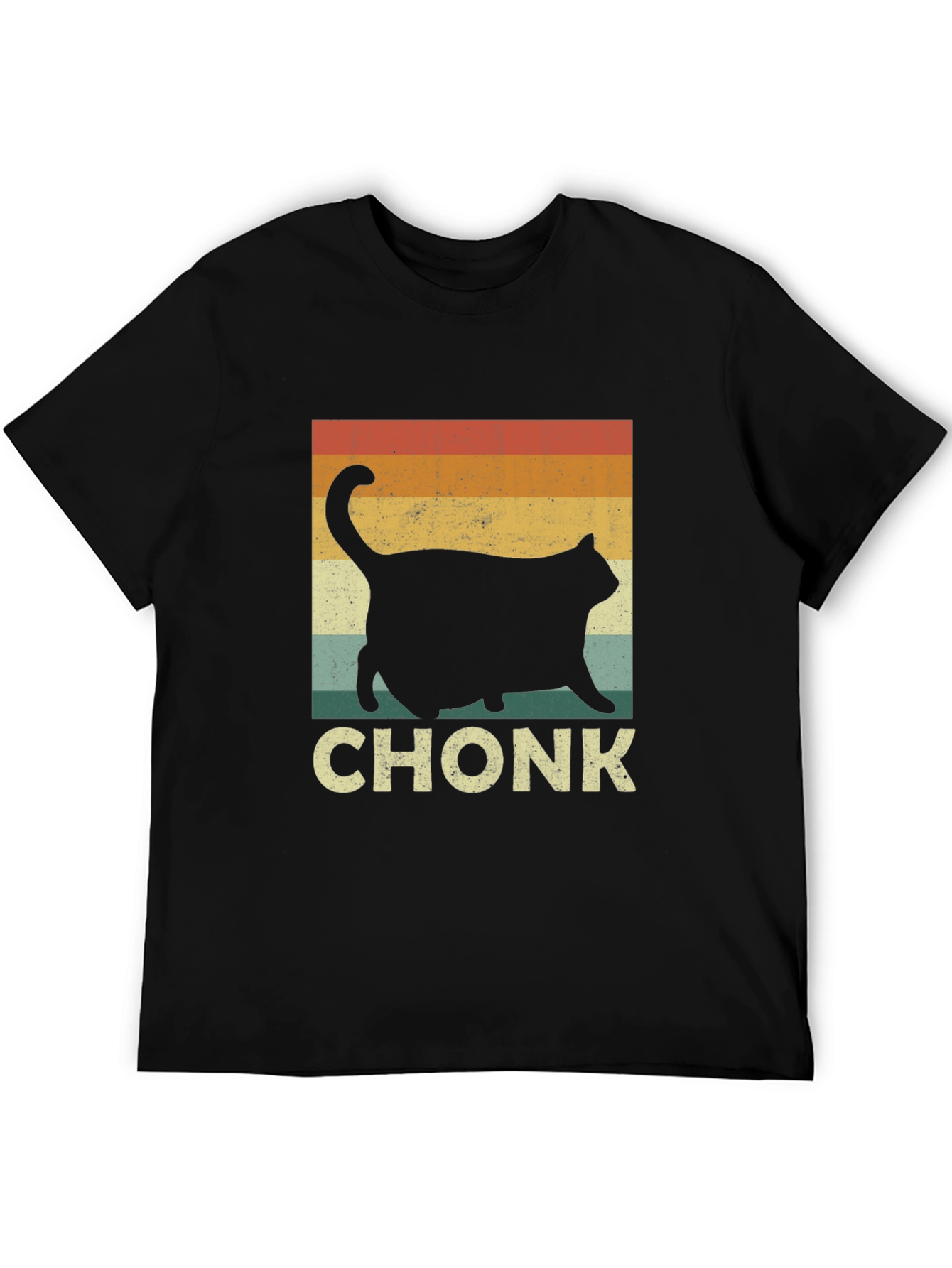Chonk Cat Retro T-Shirt - Unisex Novelty Tee