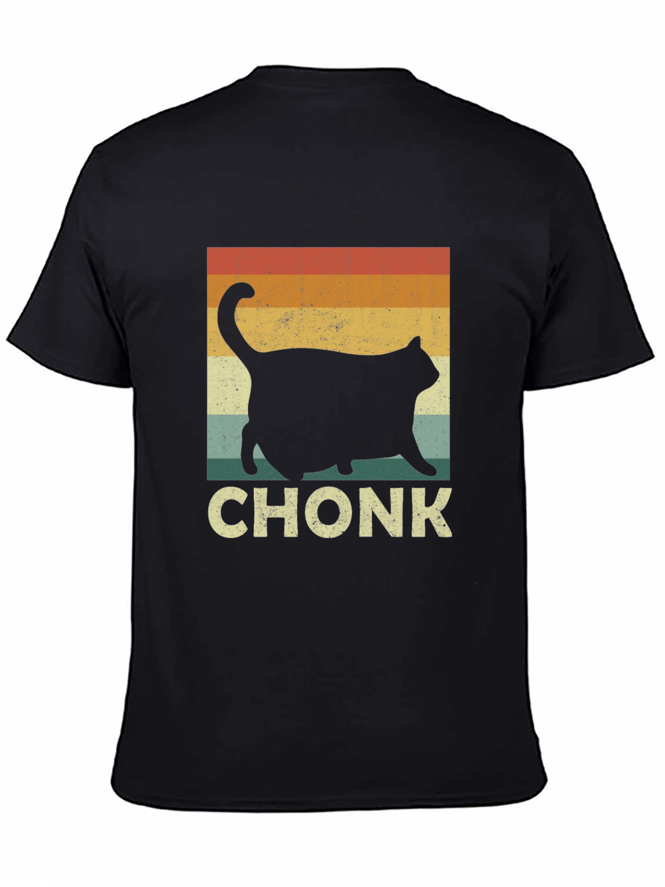 Chonk Cat Retro T-Shirt - Unisex Novelty Tee