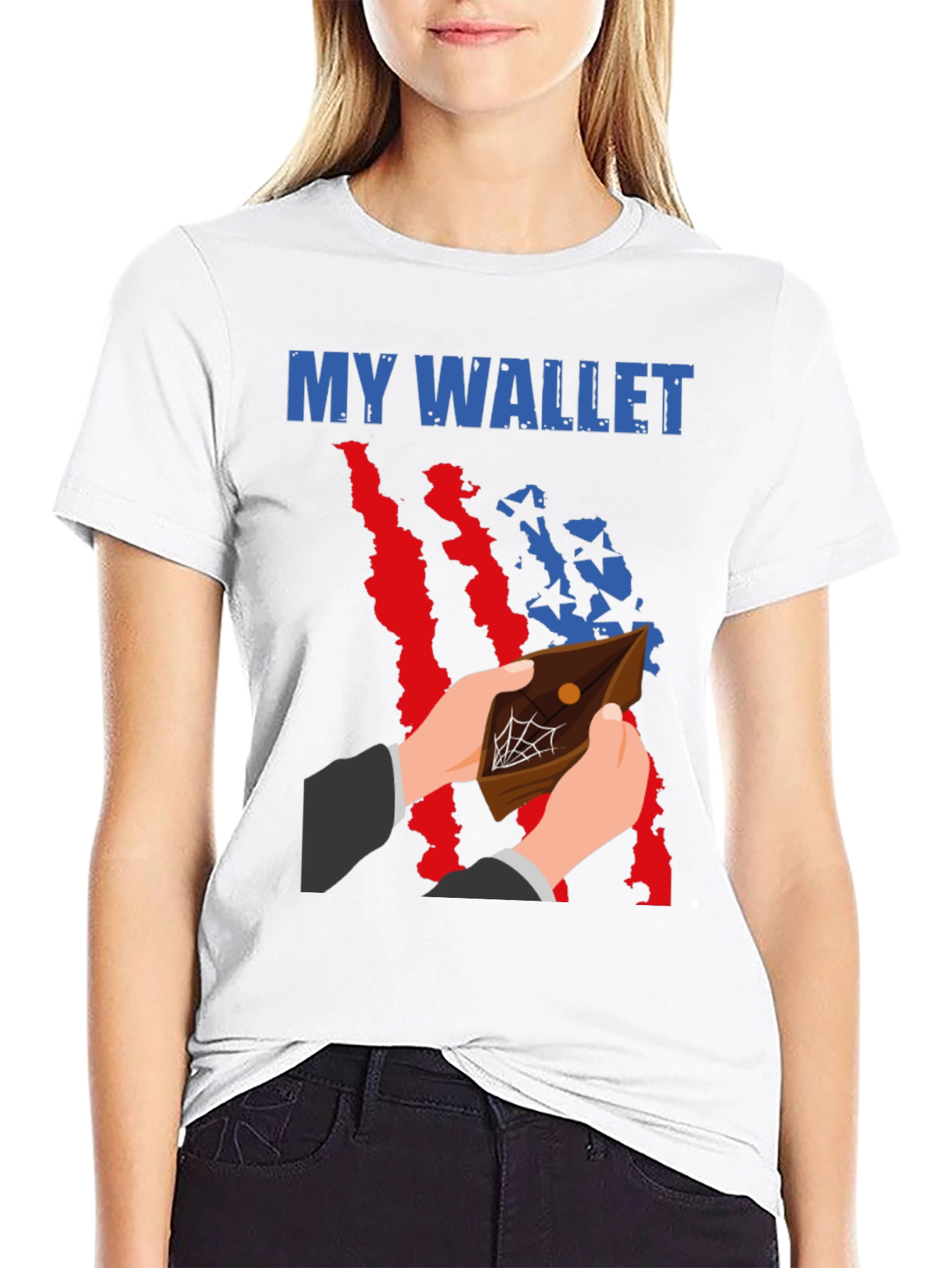 Empty Wallet T-Shirt - Humorous Design