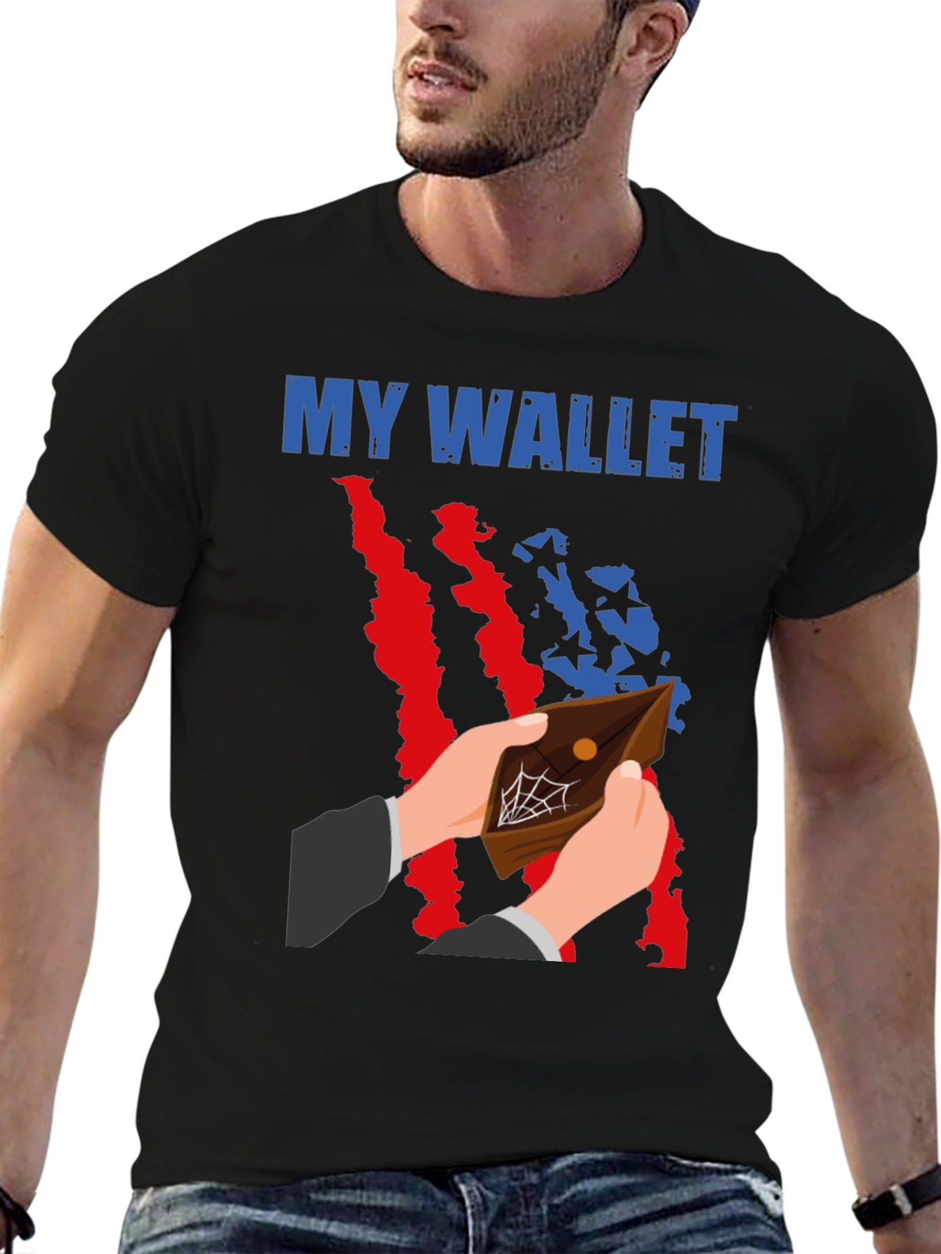 Empty Wallet T-Shirt - Humorous Design