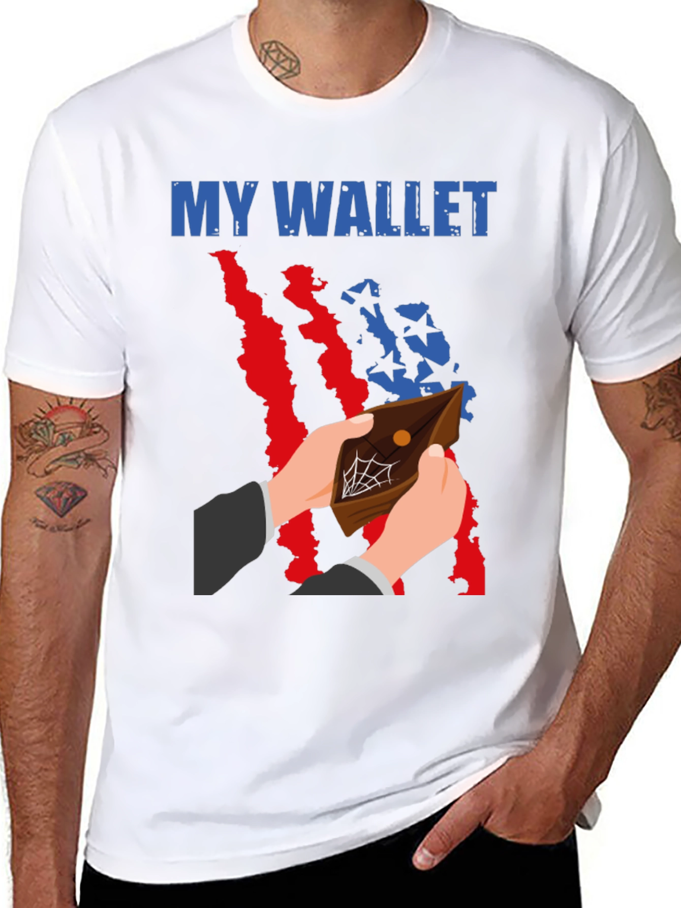 Empty Wallet T-Shirt - Humorous Design