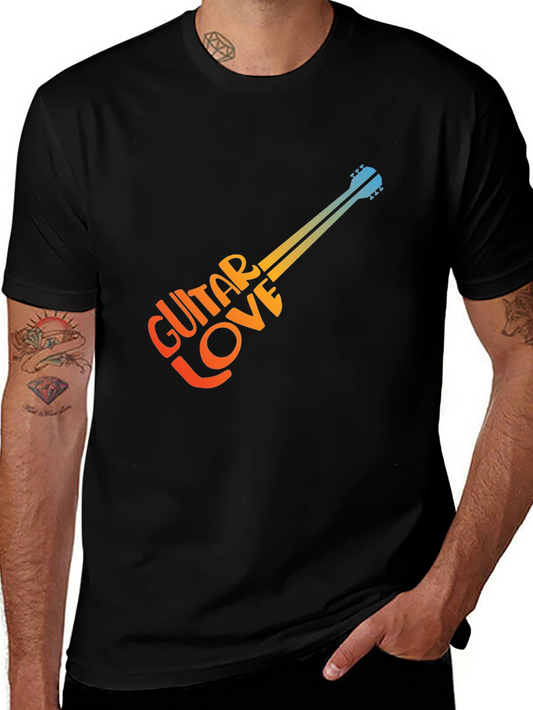 Guitar Love Graphic T-Shirt - Stylish Music Tee