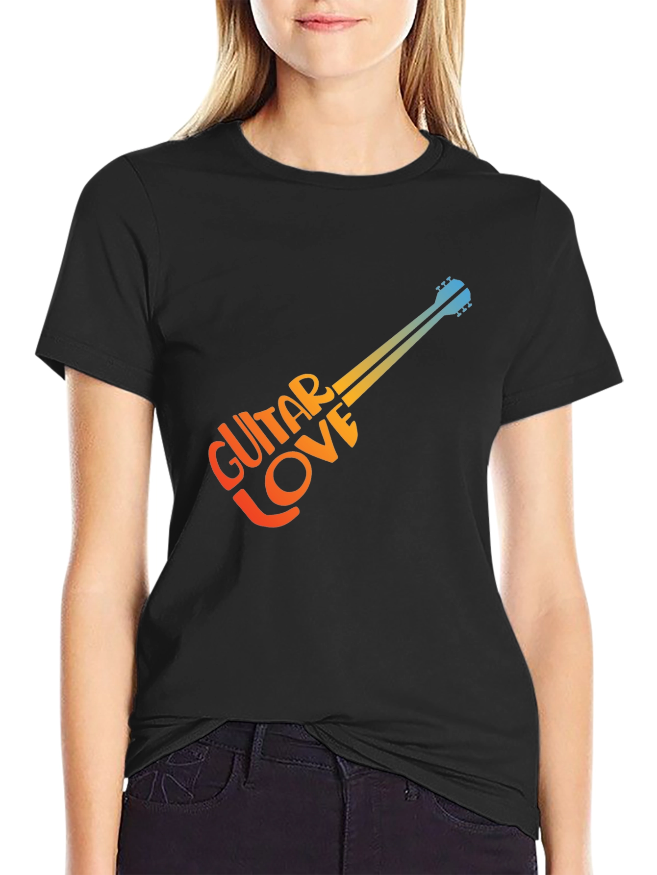 Guitar Love Graphic T-Shirt - Stylish Music Tee