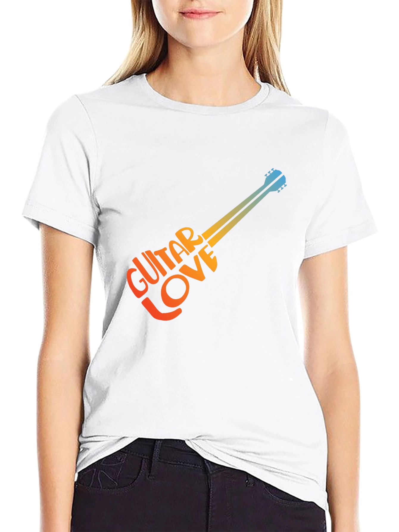 Guitar Love Graphic T-Shirt - Stylish Music Tee