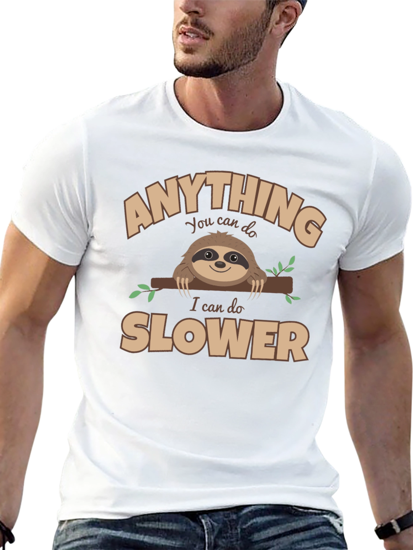 Anything You Can Do Slower Sloth Graphic Tee