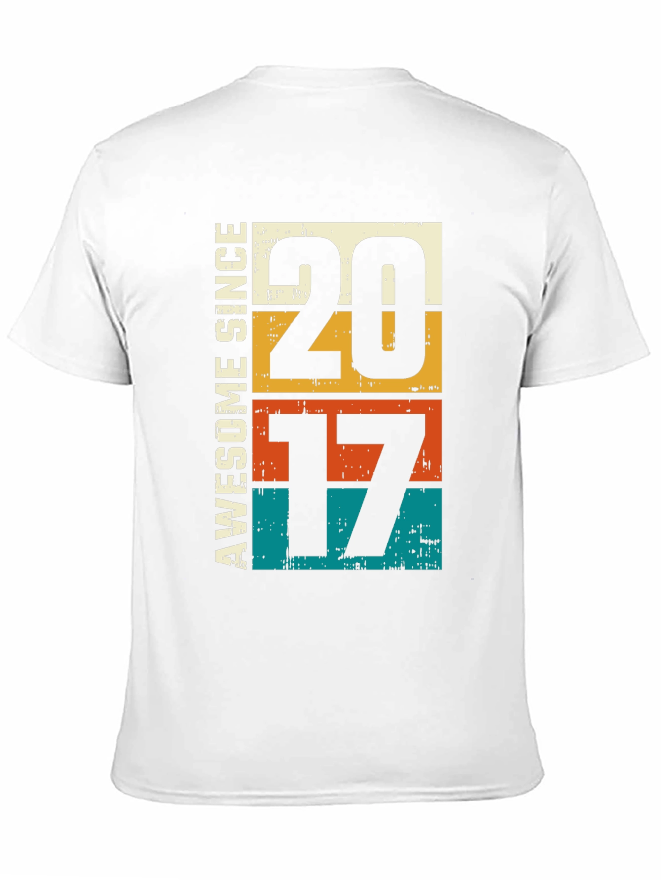 Awesome Since 2017 Graphic Tee - Birthday Gift