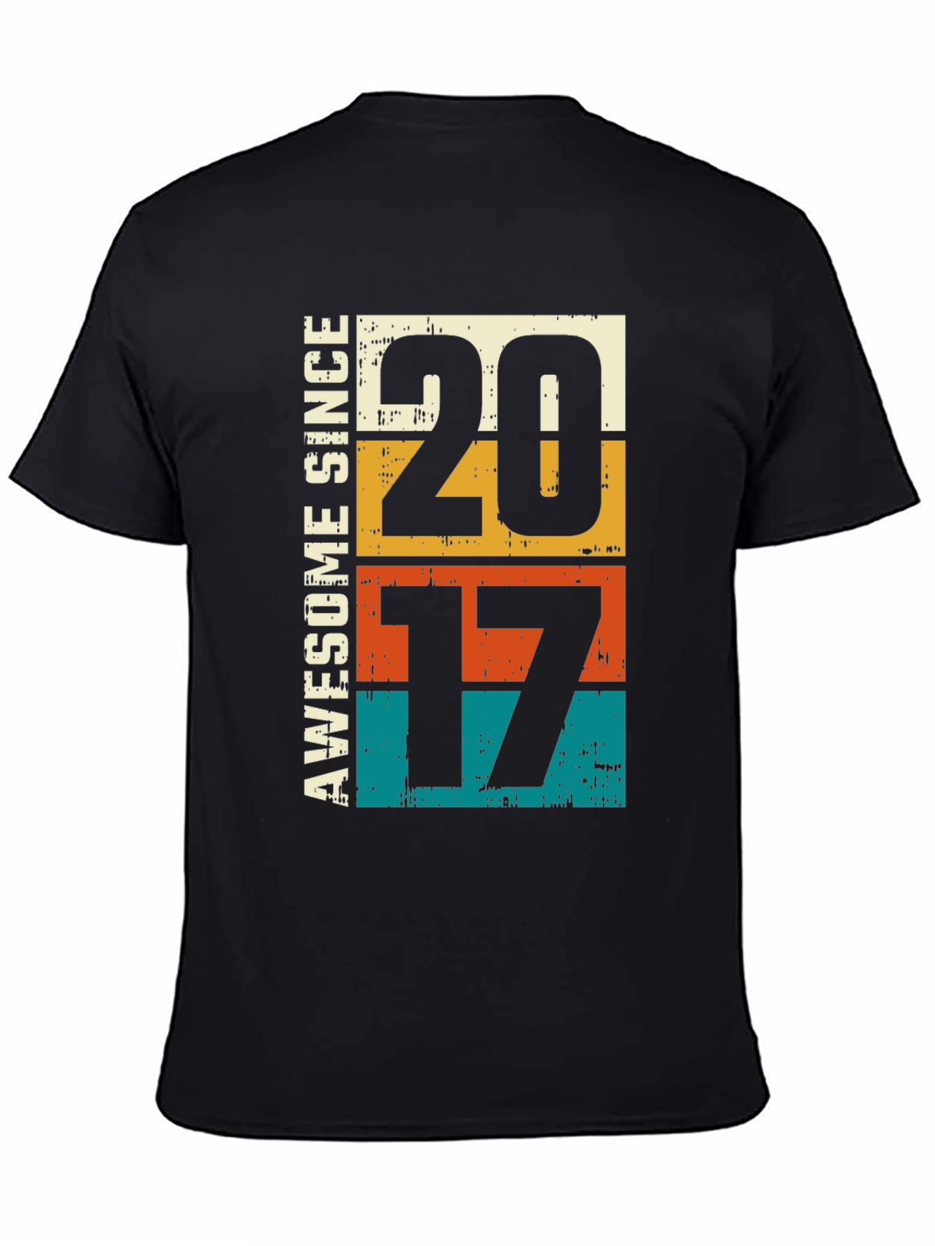 Awesome Since 2017 Graphic Tee - Birthday Gift