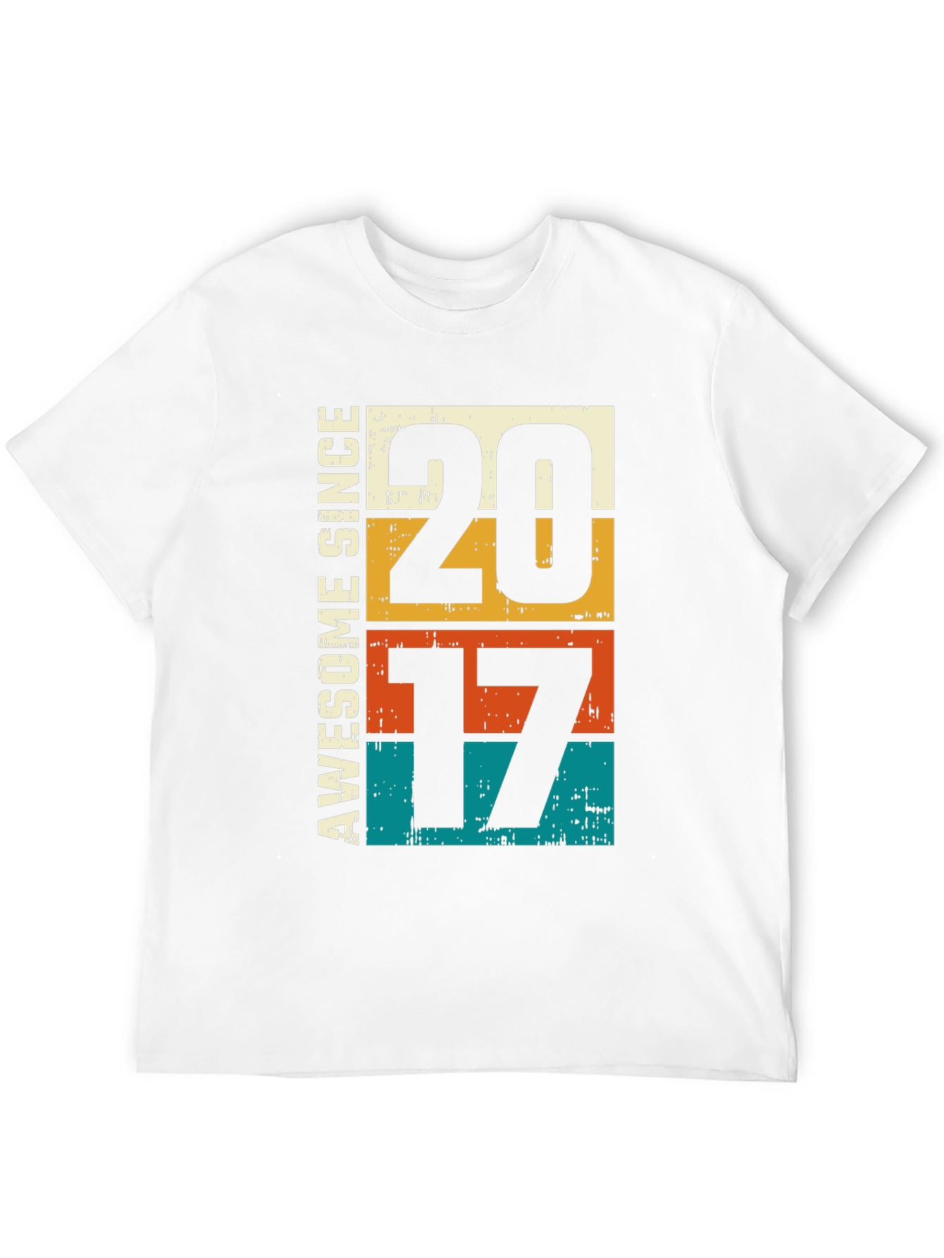 Awesome Since 2017 Graphic Tee - Birthday Gift