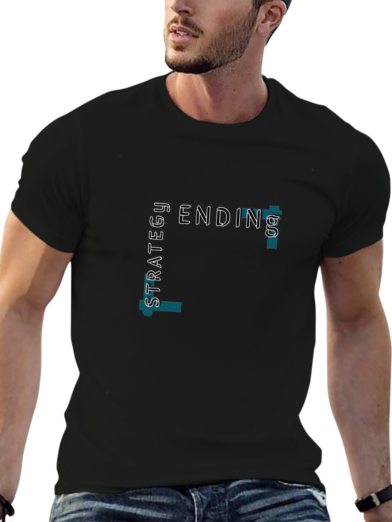 Strategy Ending Black T-Shirt