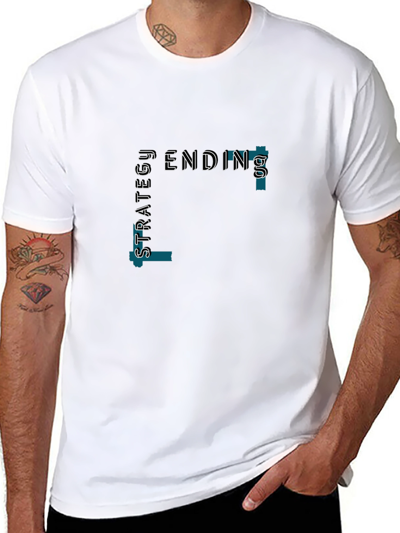 Strategy Ending Black T-Shirt