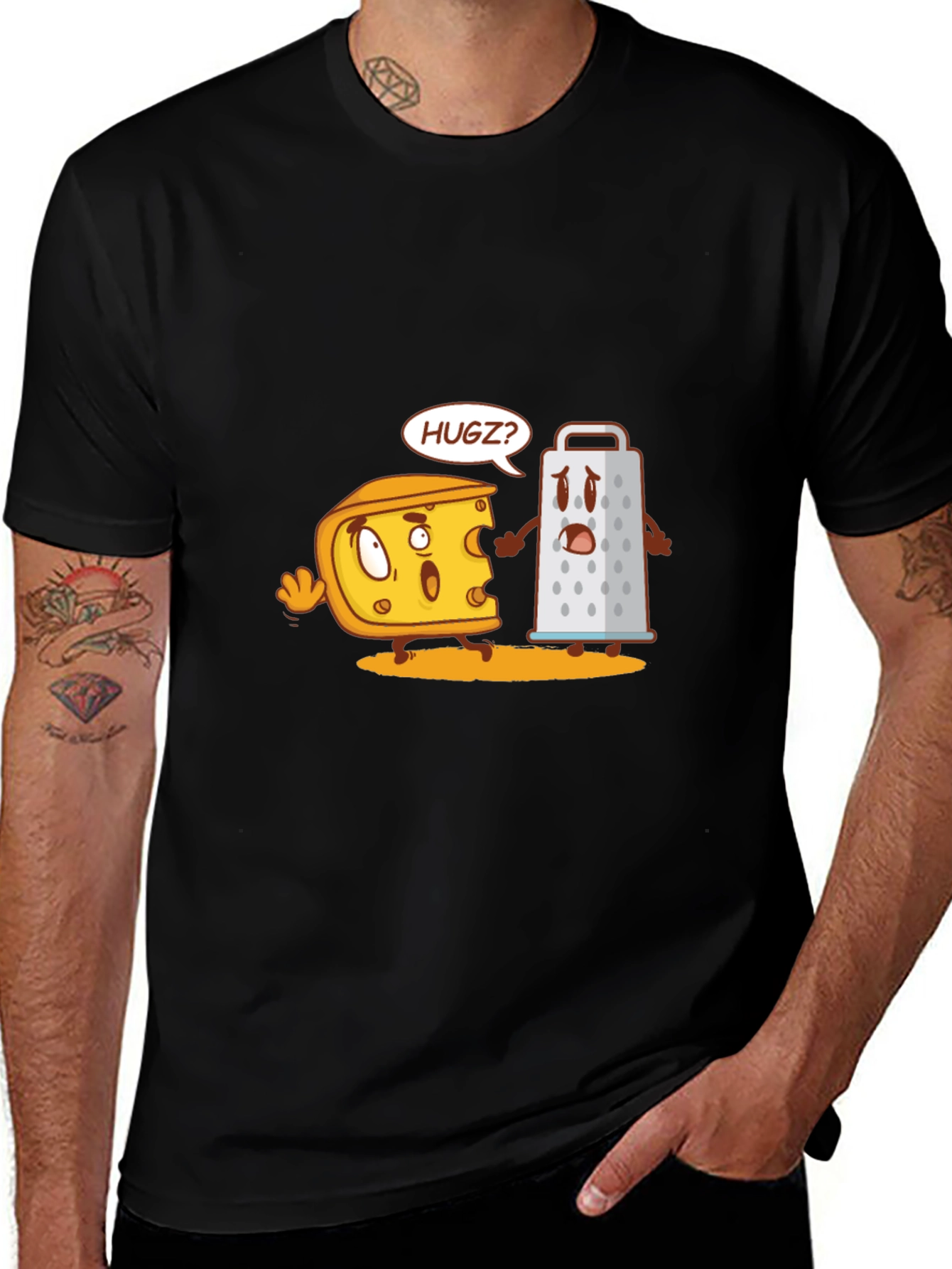 Funny Cheese Hug T-Shirt