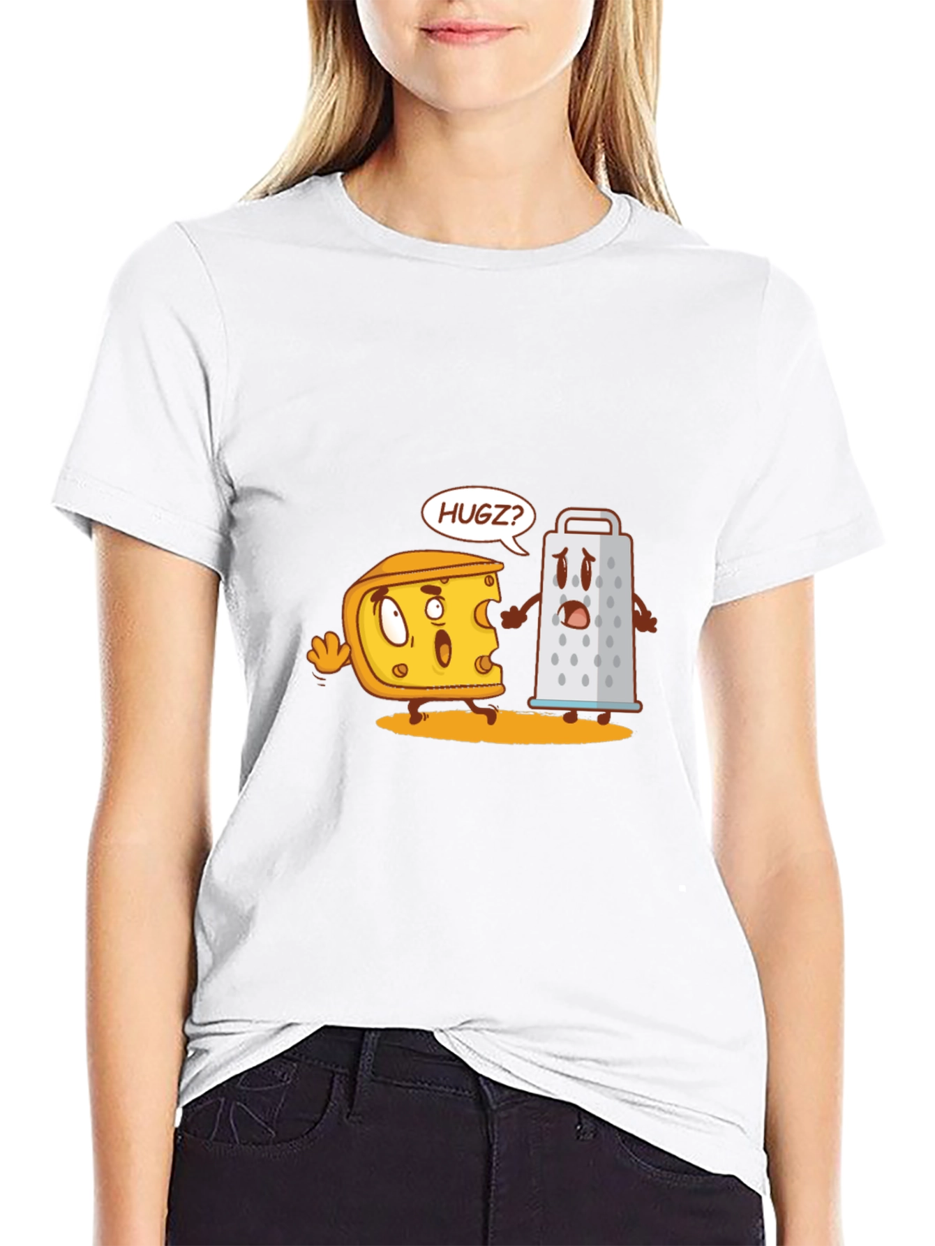 Funny Cheese Hug T-Shirt