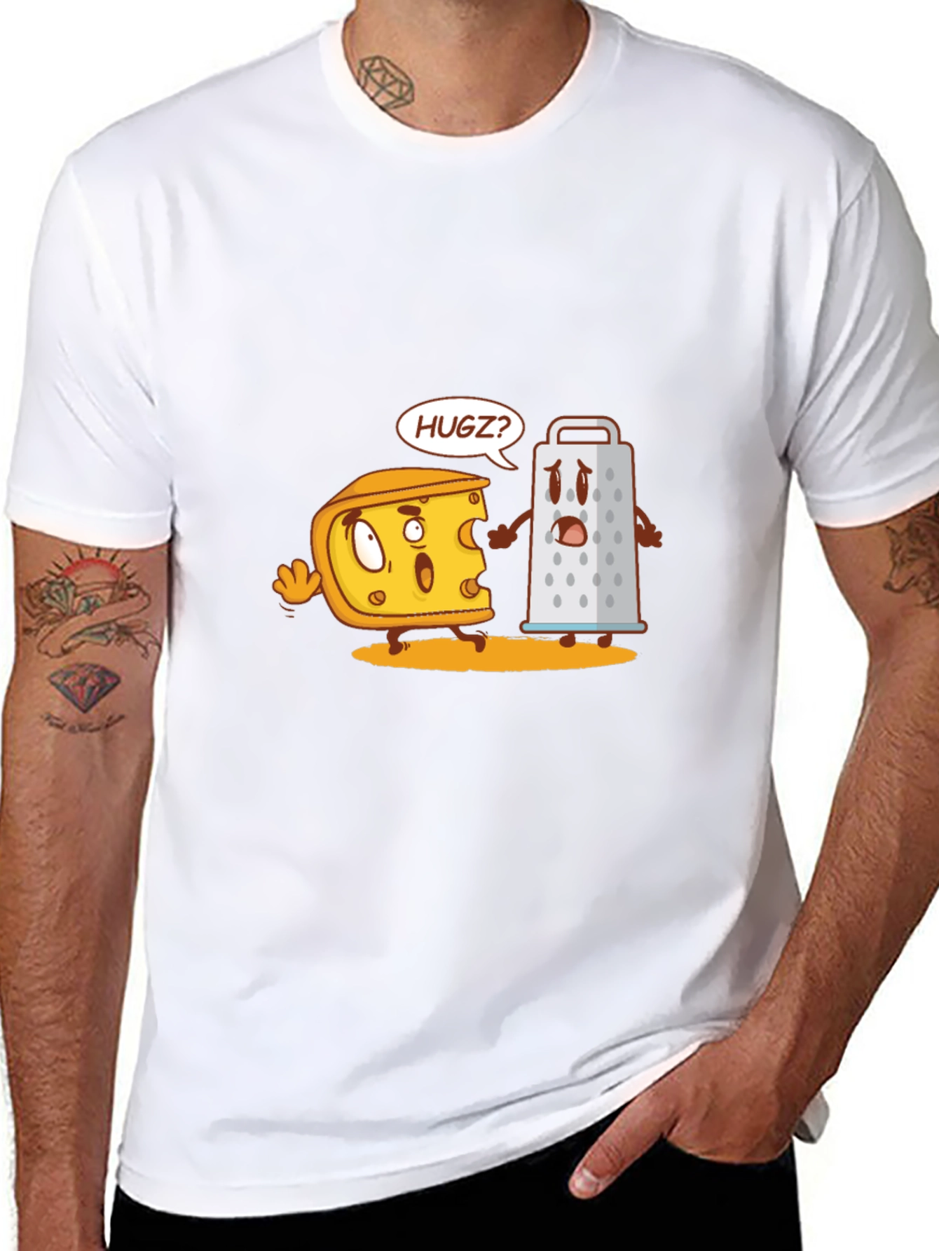 Funny Cheese Hug T-Shirt