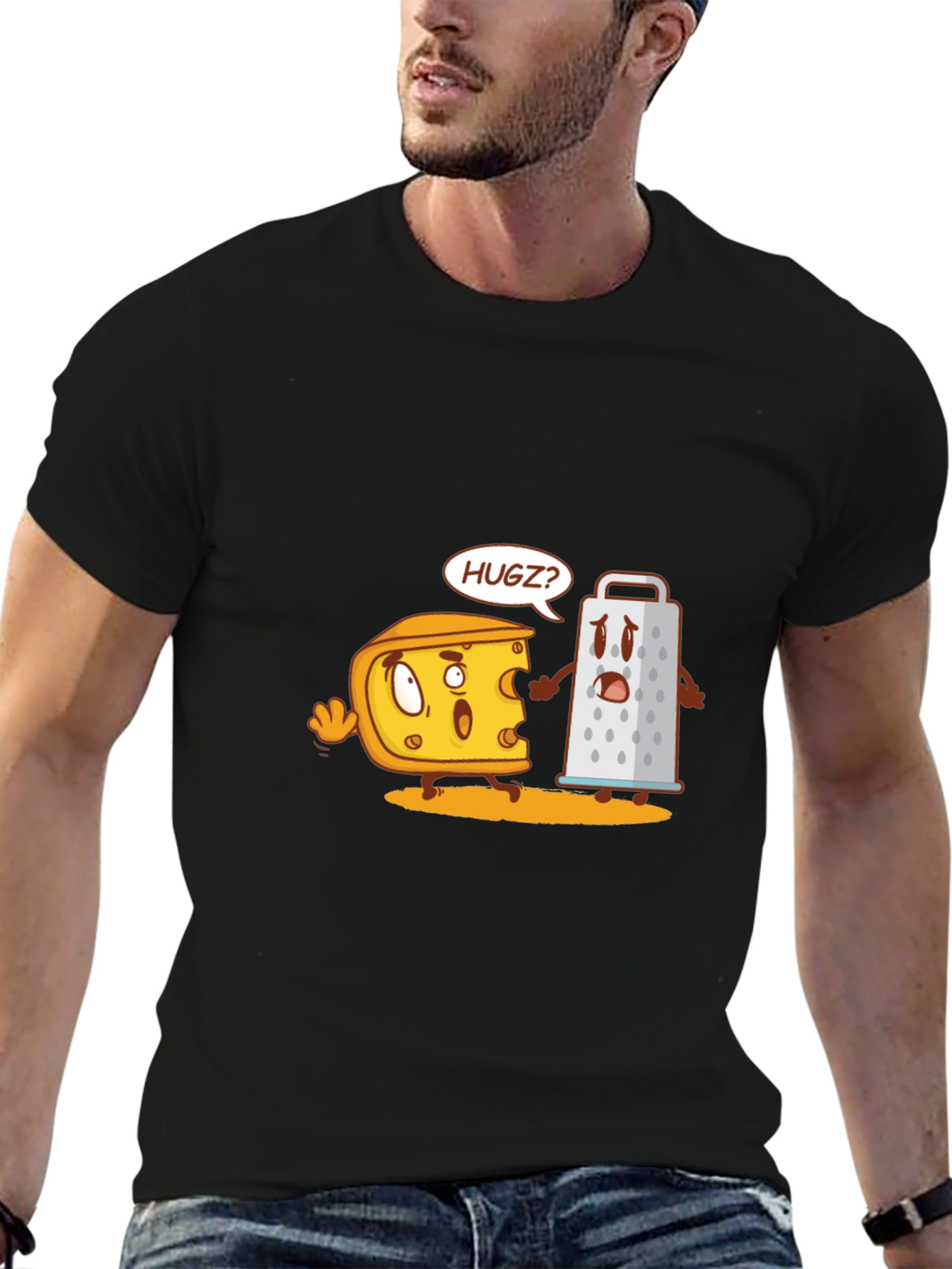 Funny Cheese Hug T-Shirt