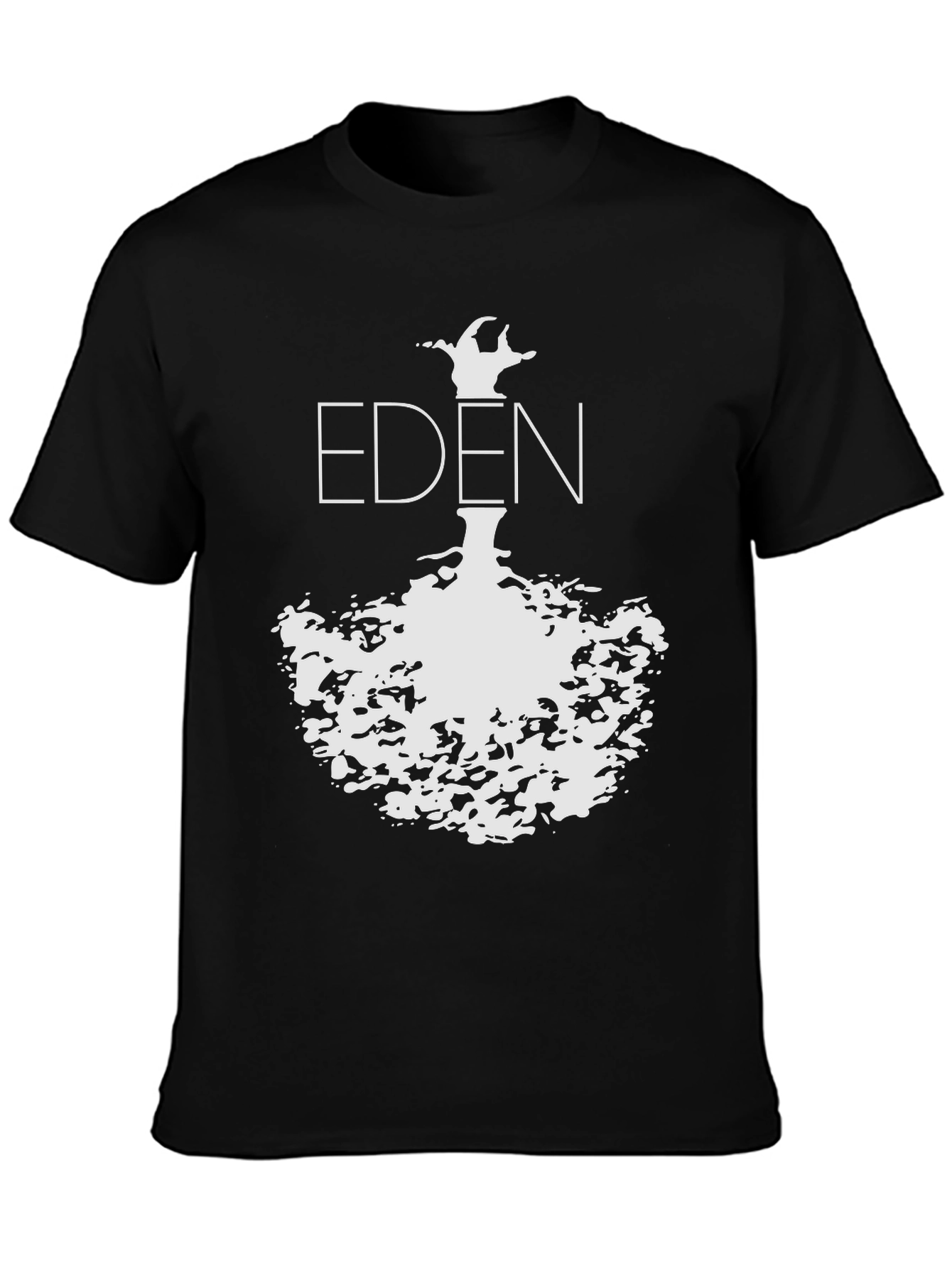 EDEN Graphic Print Black T-Shirt