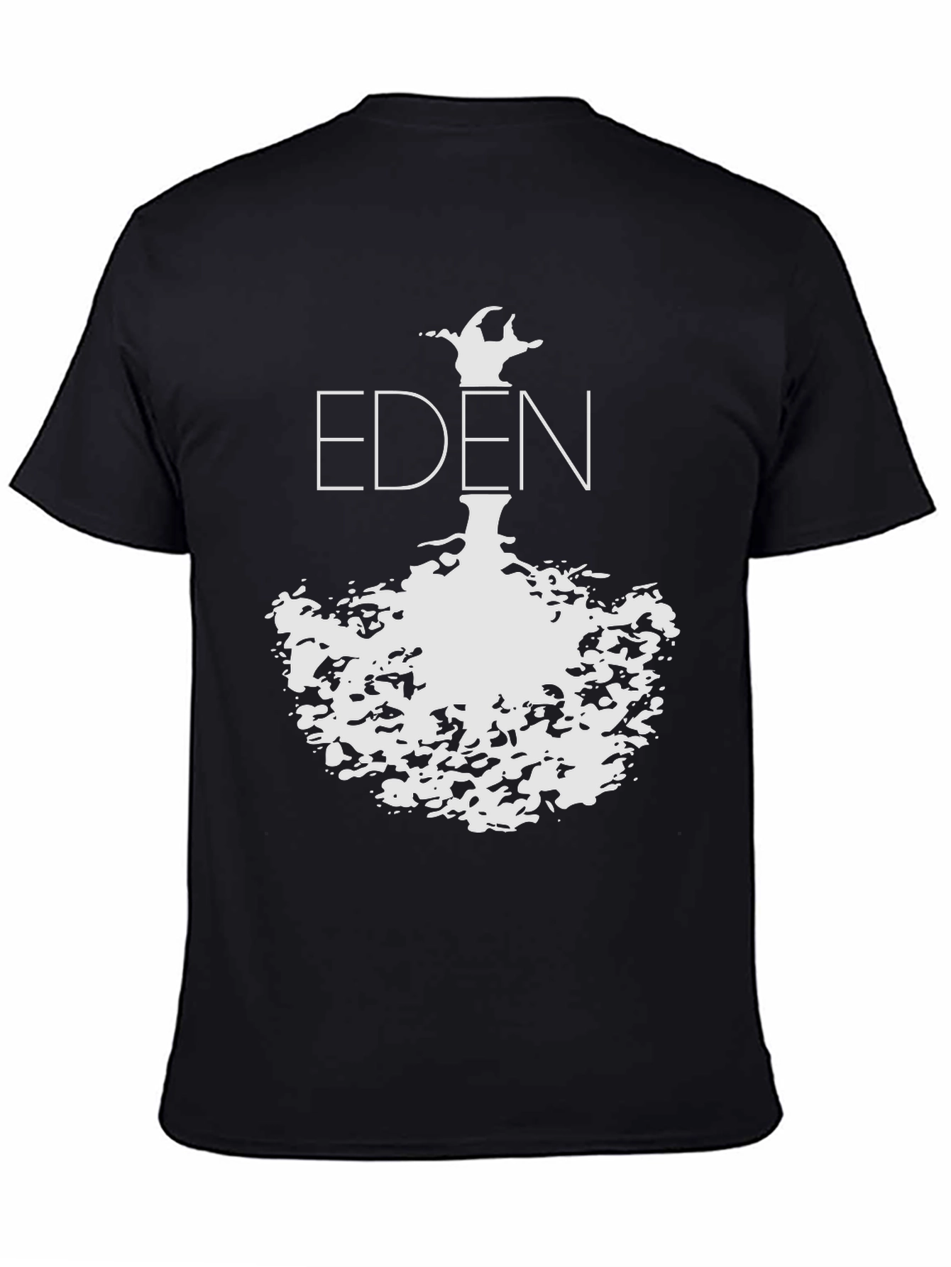 EDEN Graphic Print Black T-Shirt