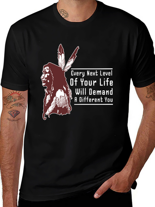 Inspirational T-Shirt: Native American Chief Design