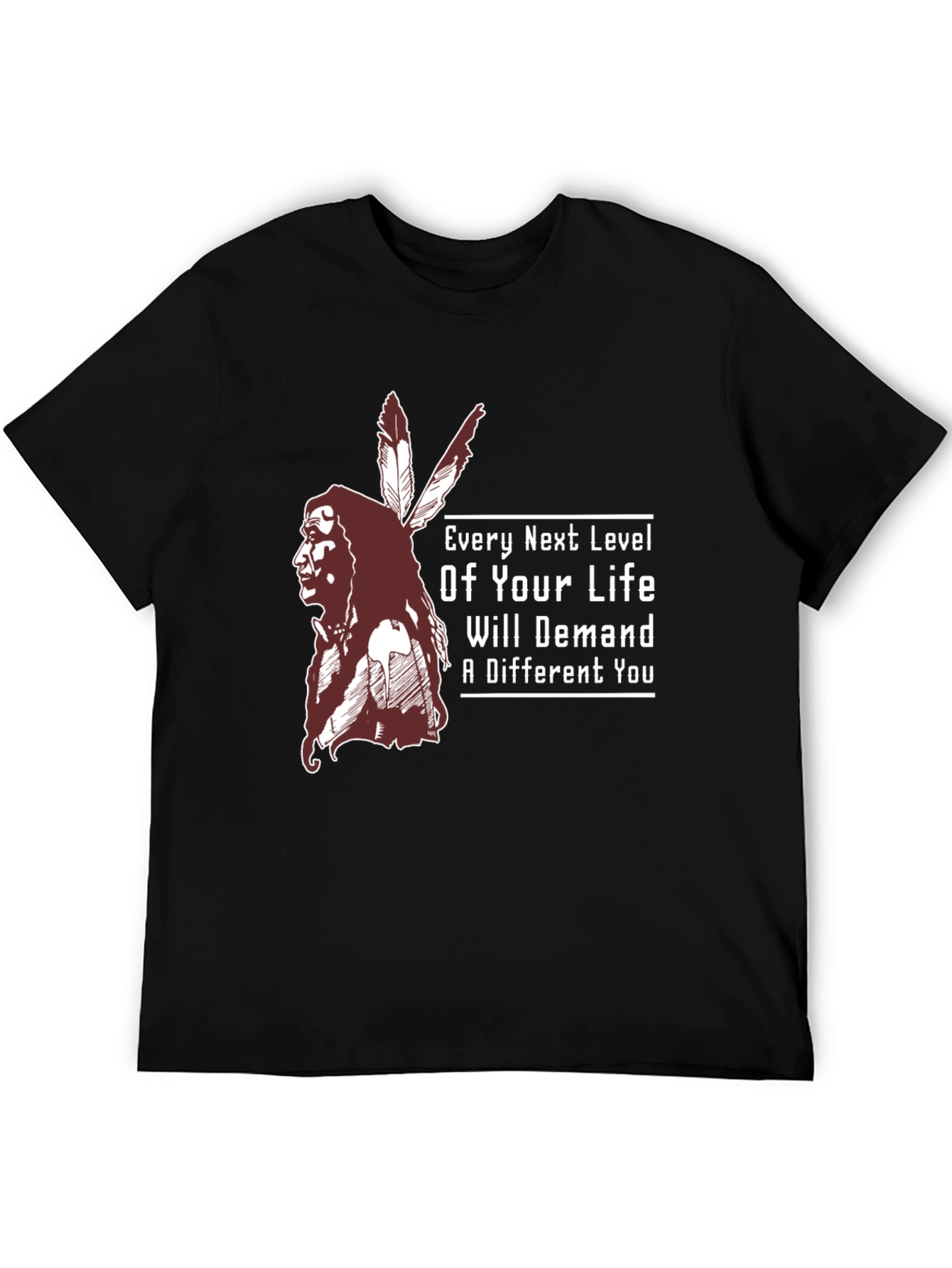 Inspirational T-Shirt: Native American Chief Design