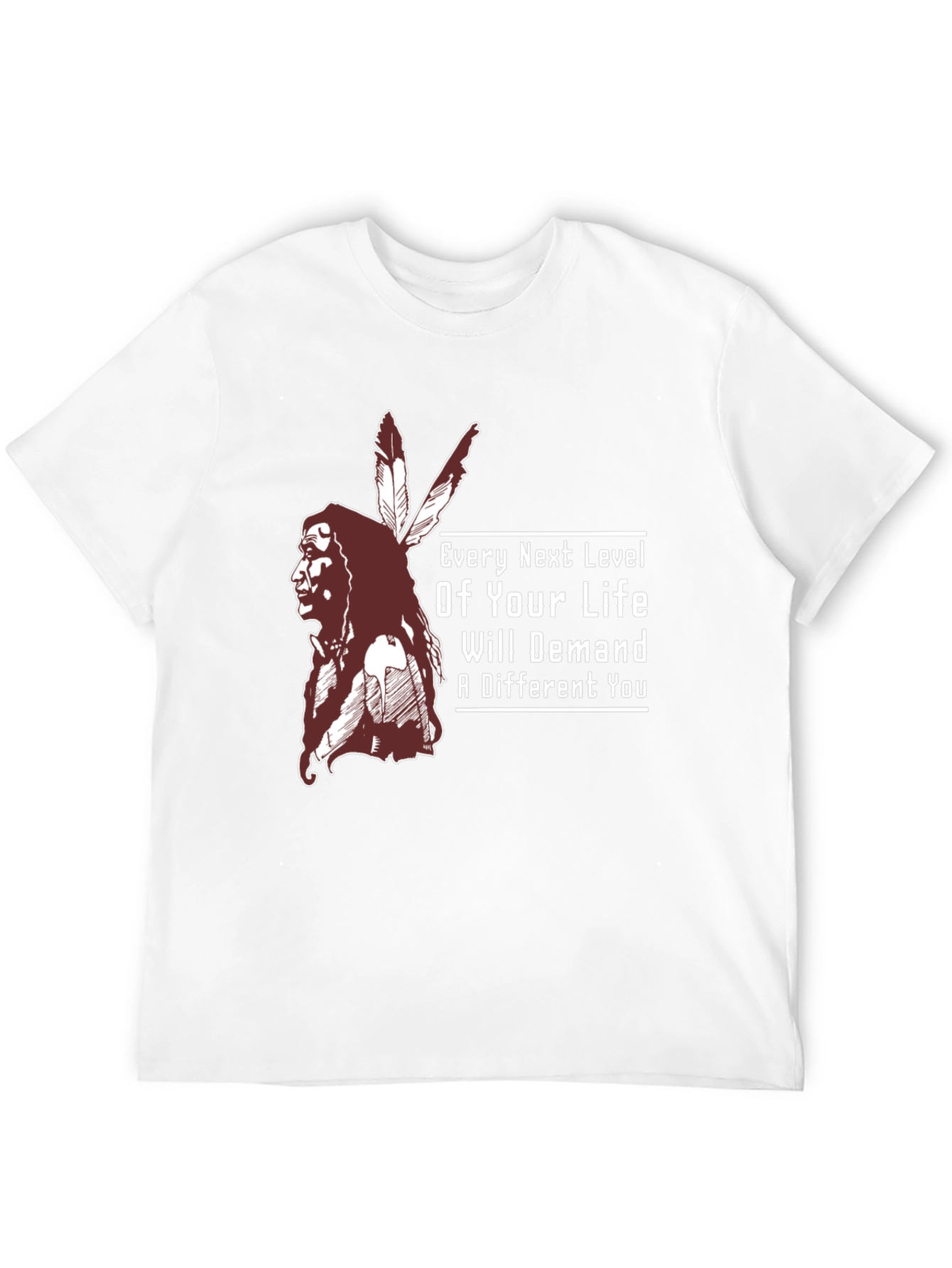 Inspirational T-Shirt: Native American Chief Design
