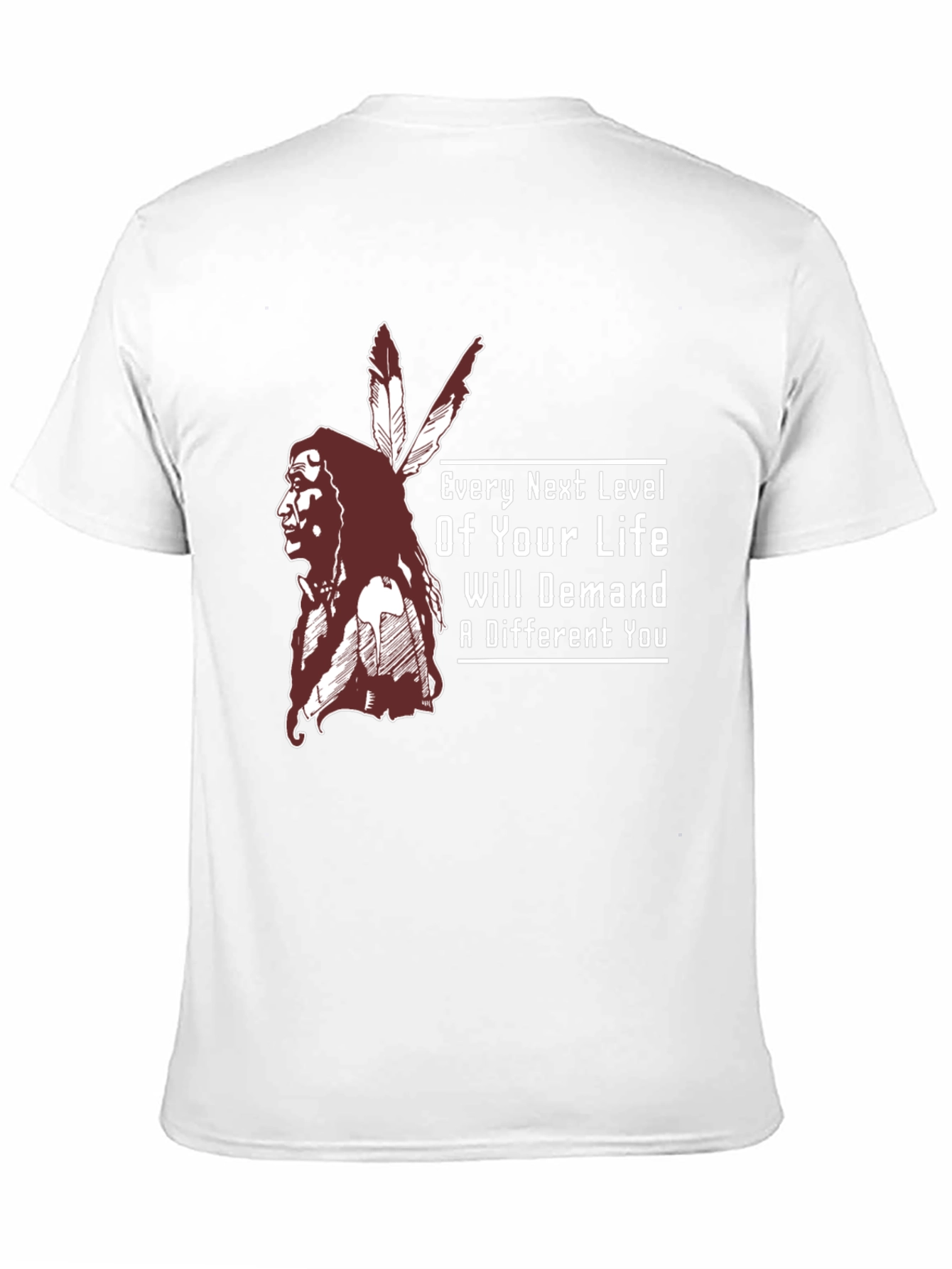 Inspirational T-Shirt: Native American Chief Design