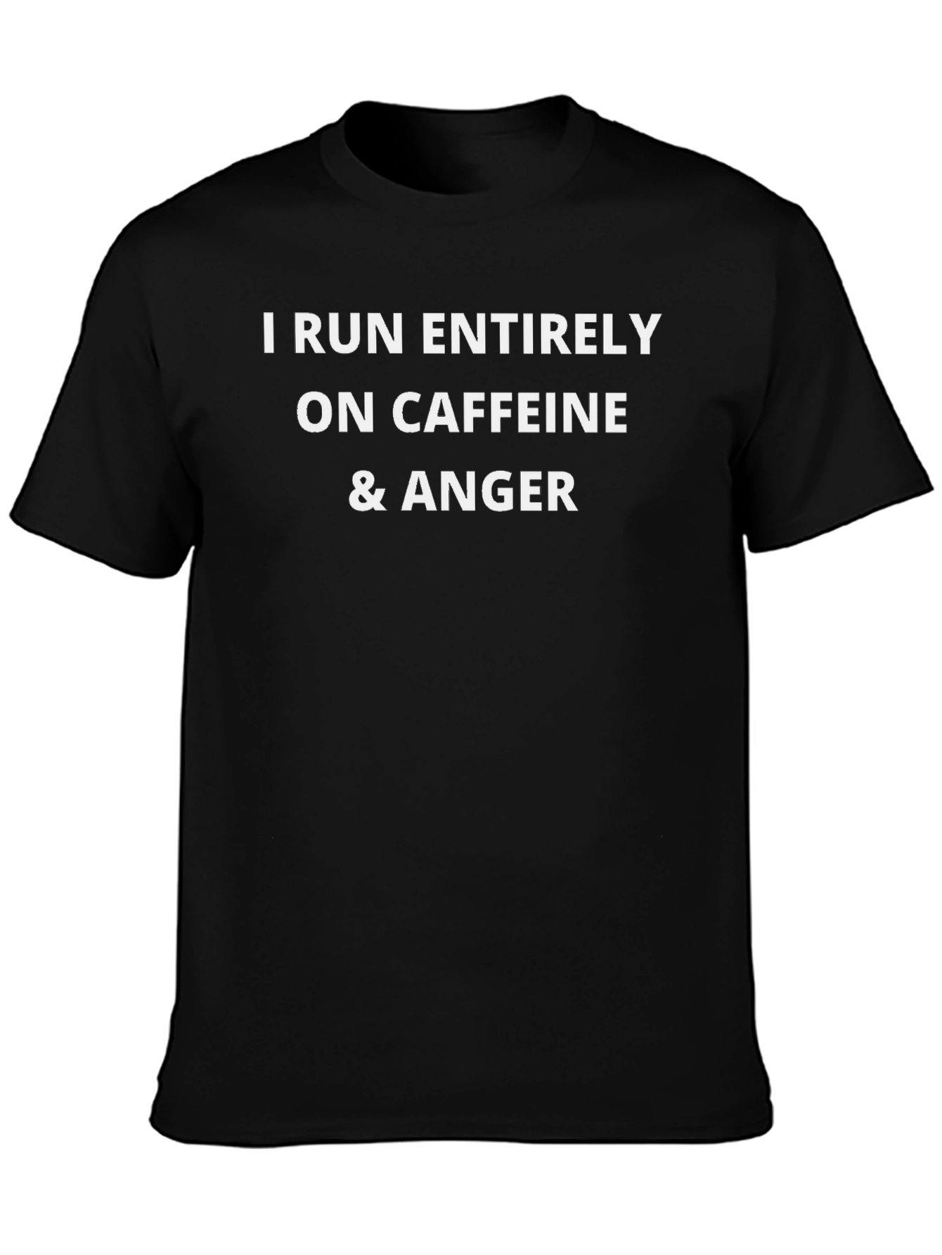 Caffeine & Anger T-Shirt - Funny Graphic Tee