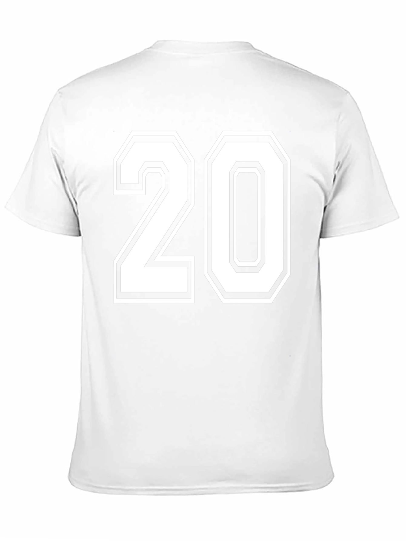 Varsity Number 20 Black T-Shirt