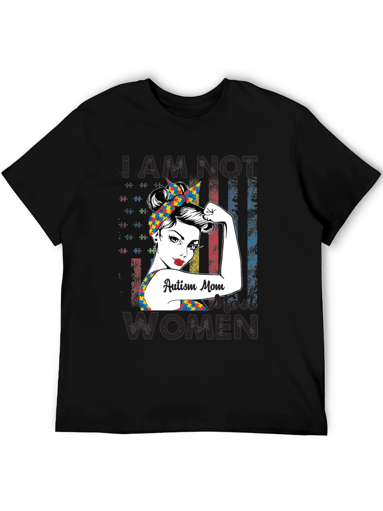 Autism Mom Graphic T-Shirt