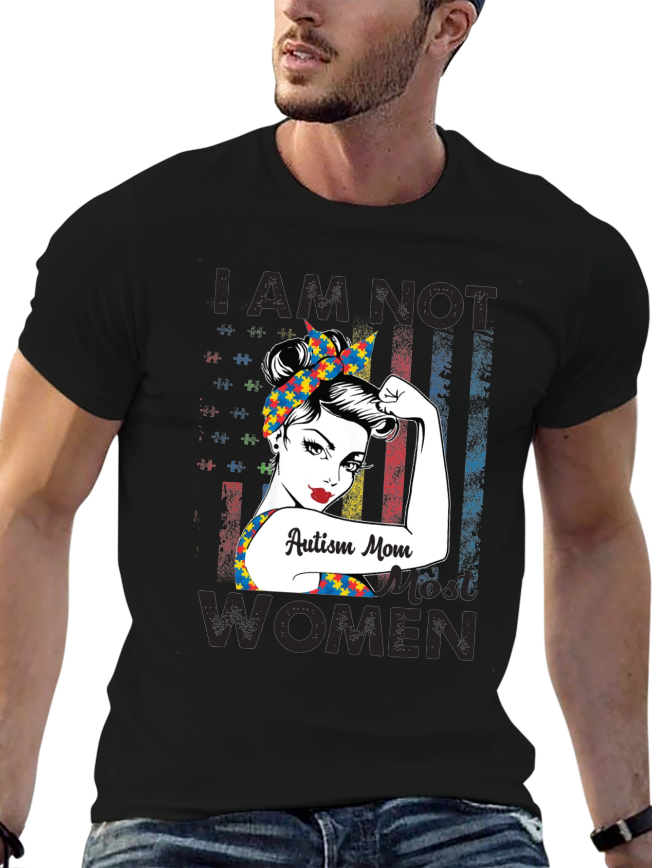 Autism Mom Graphic T-Shirt