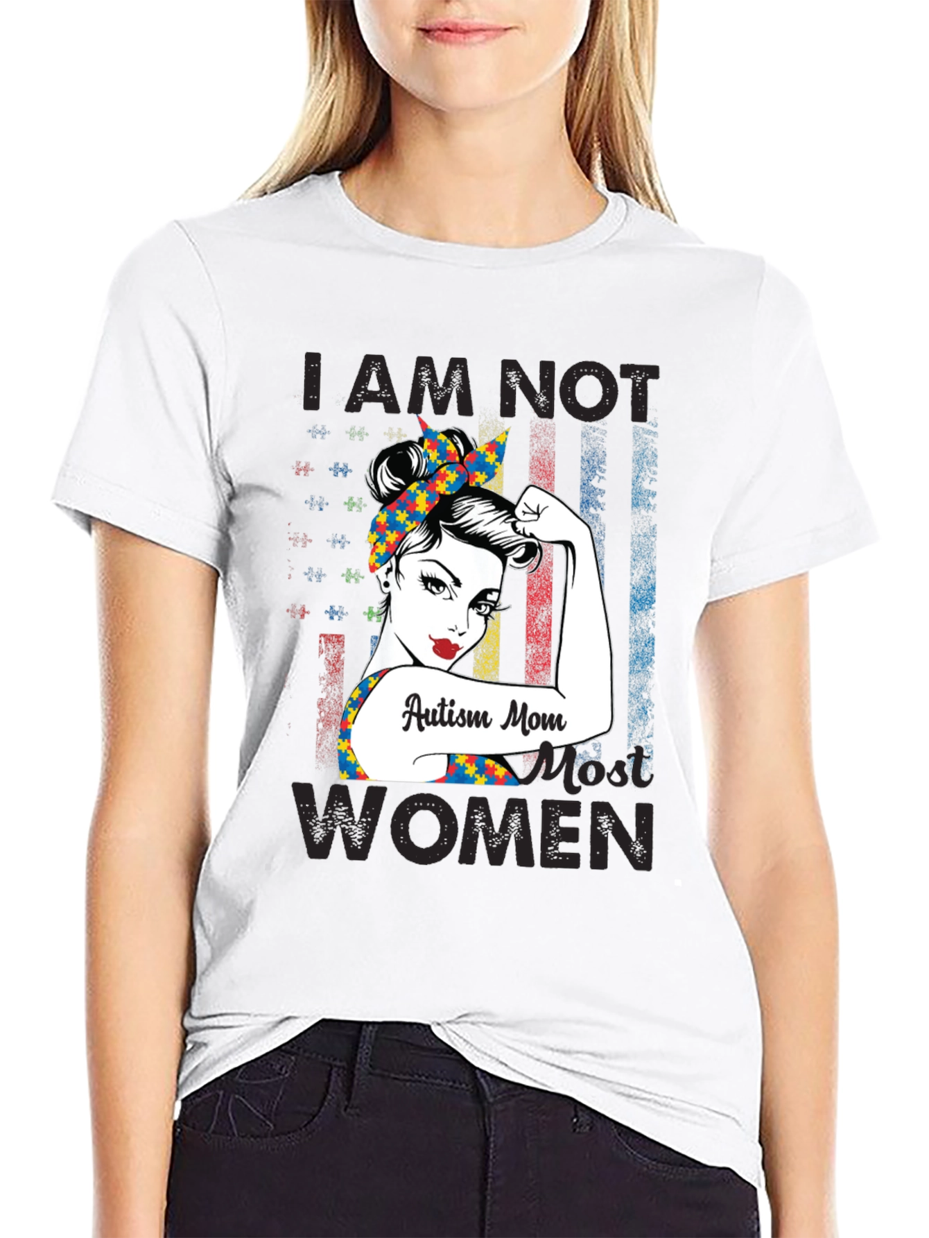Autism Mom Graphic T-Shirt