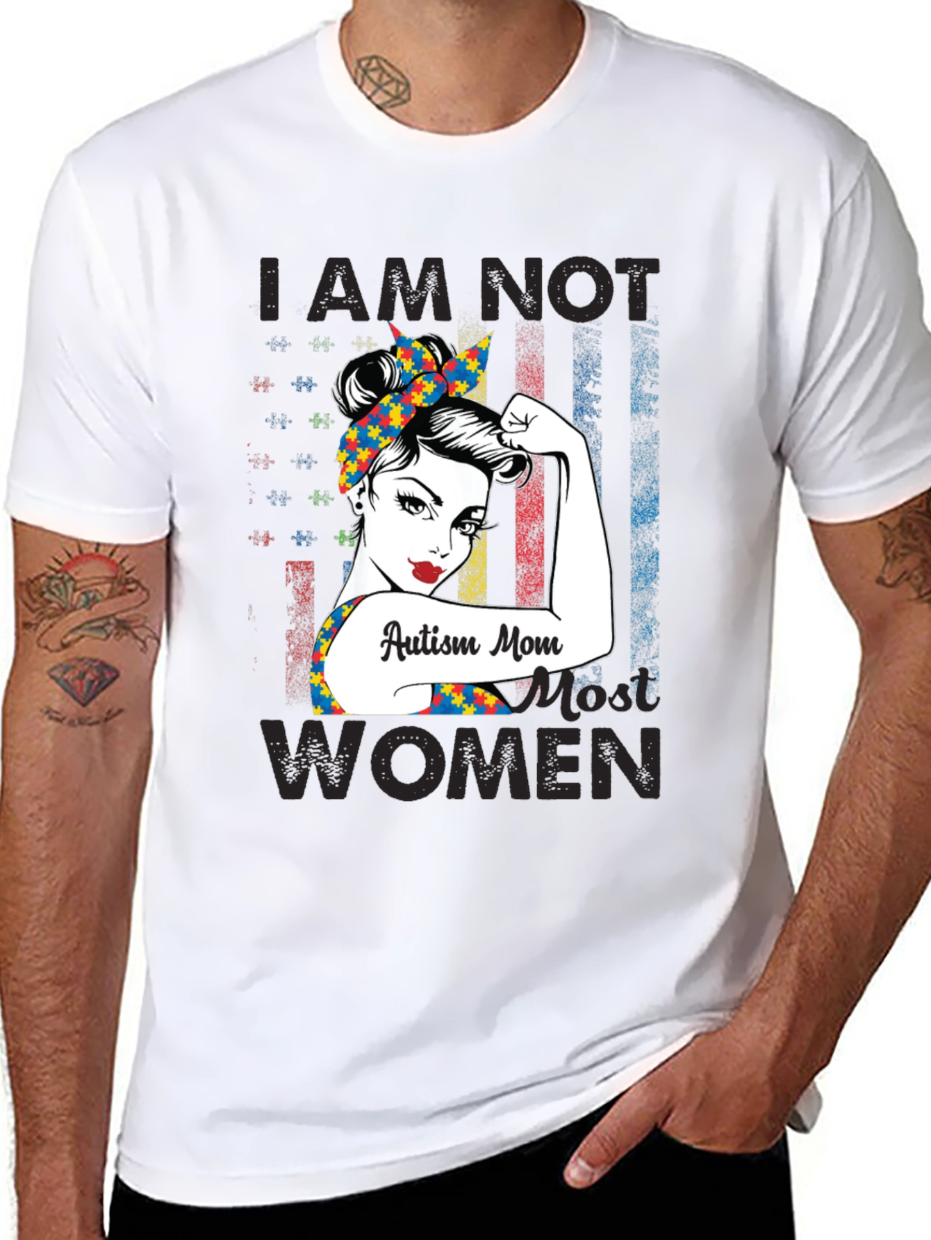 Autism Mom Graphic T-Shirt