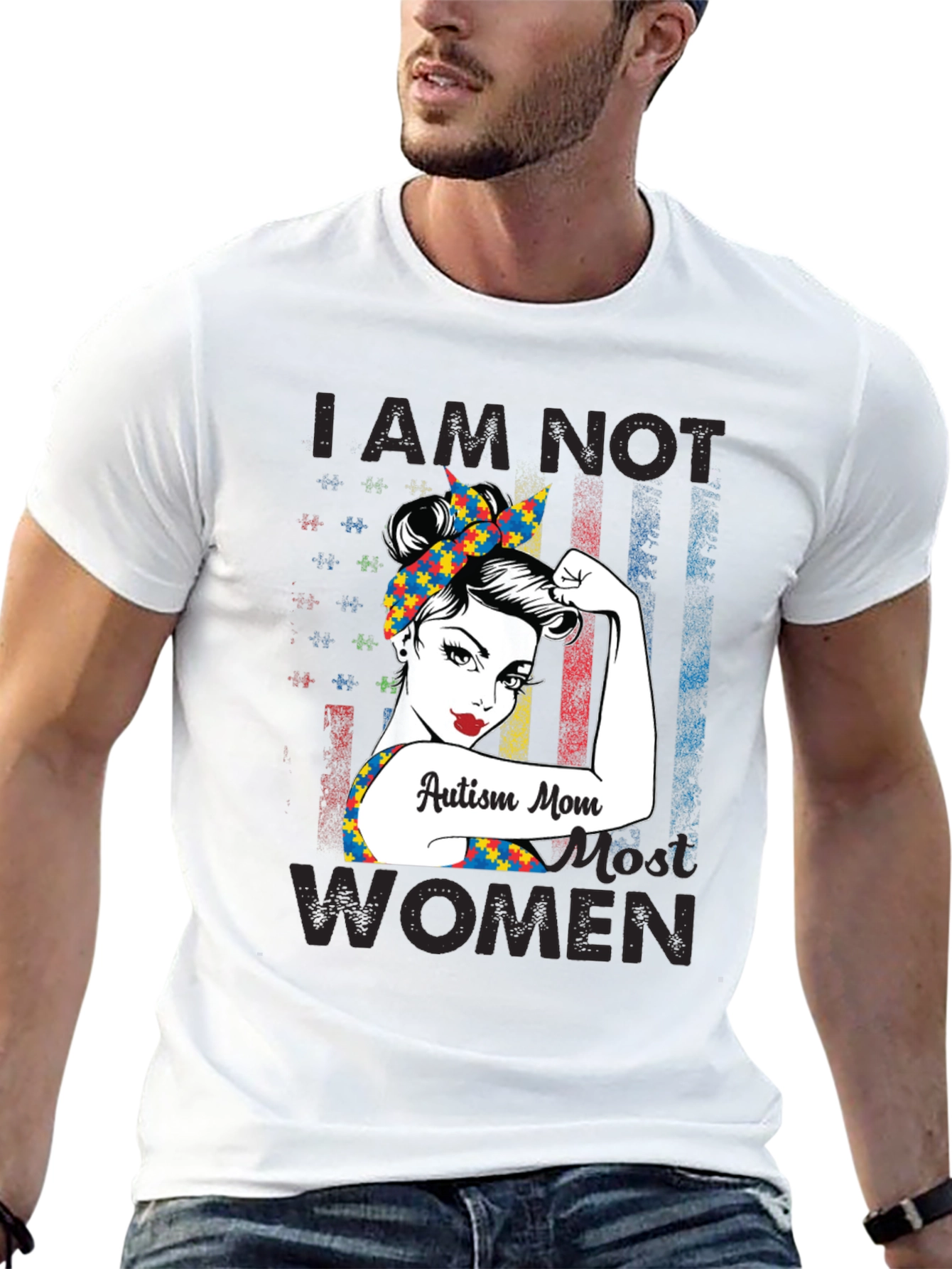 Autism Mom Graphic T-Shirt