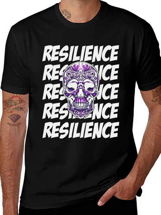 Resilience Skull Graphic T-Shirt - Stylish & Bold