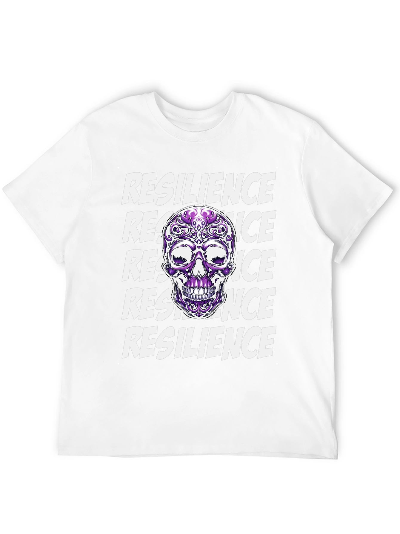 Resilience Skull Graphic T-Shirt - Stylish & Bold